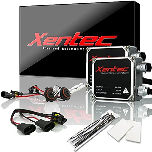 Xentec 55W Ballasts Bundle with 2 Xenon Bulbs 9005 (HB3/9055/H12) 10000K Brillant Blue