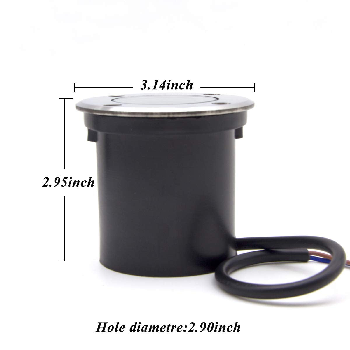 Aledeco 4 Pack Rgb Led In-Ground Landscape Lights, Waterproof Ip67 For Garden And Yard