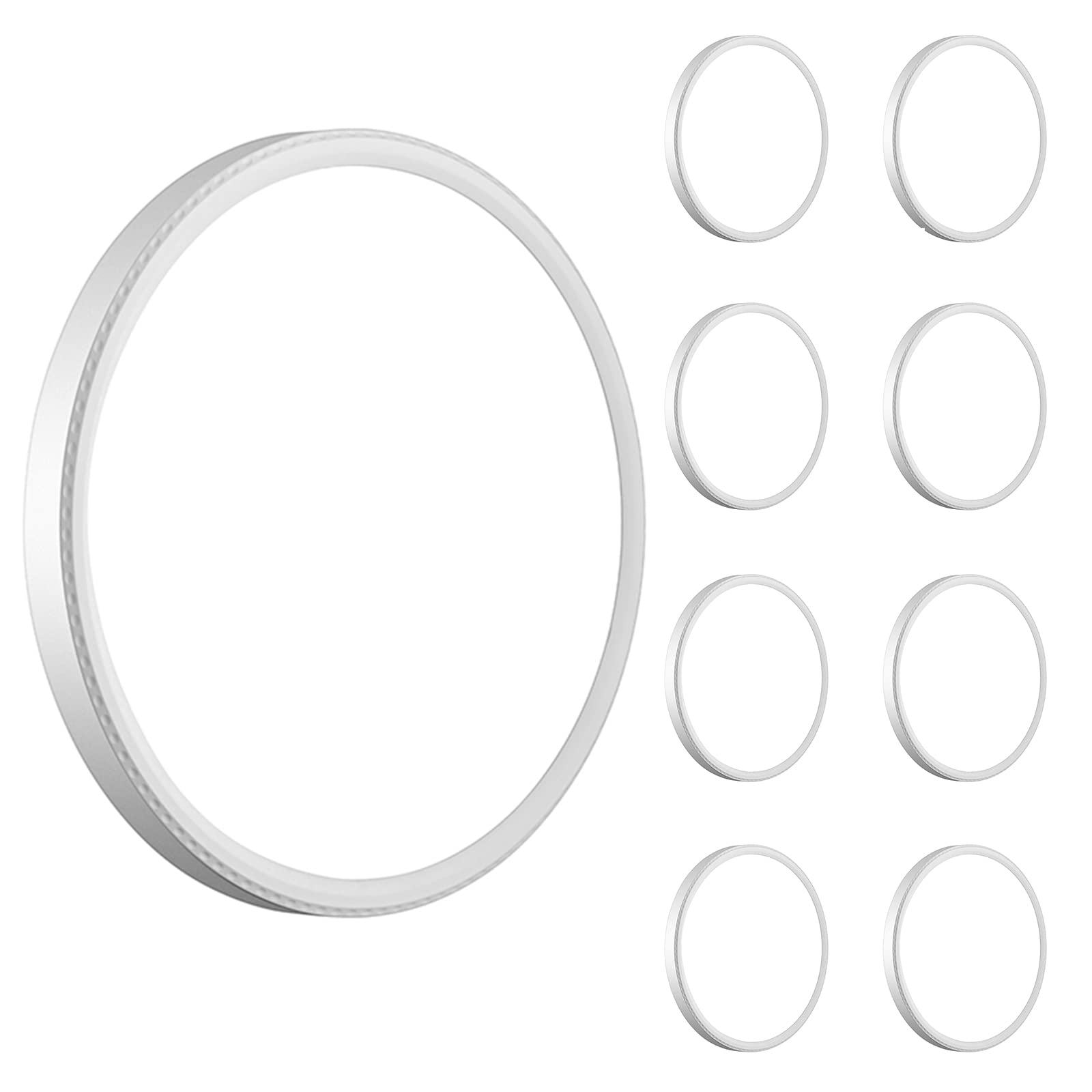 MODERN LED Flush Mount Ceiling Light, 28W, 3200lm, 12 inch, 5000K Daylight, Plastic, 8 Pack, White, Model LFX-XDD