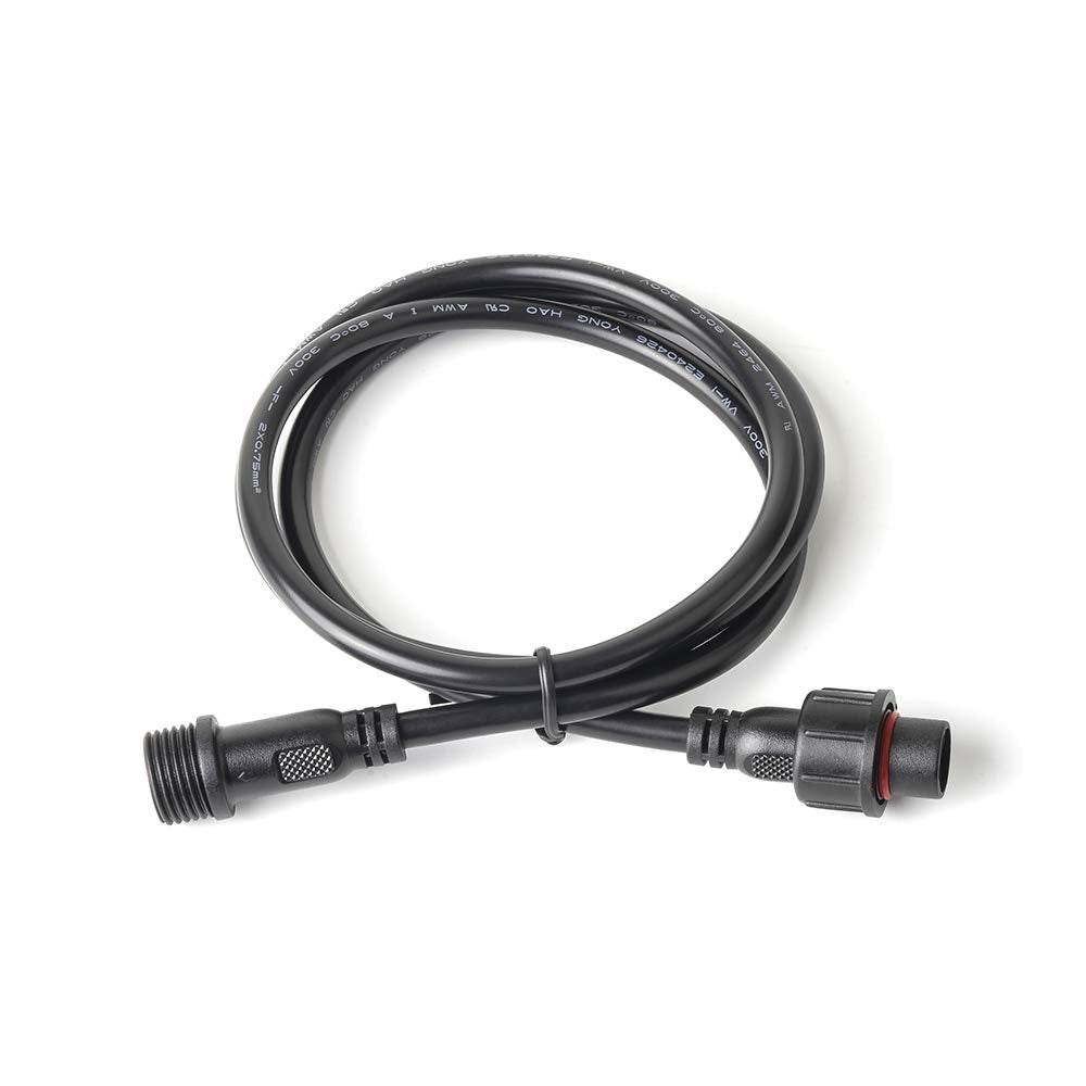 Btf-Lighting 5Pcs 3.28Ft 1Meter 3 Pin 18Awg Ip65 Extension Cable Wire With Male And Female Connectors At Both Ends For Single Co