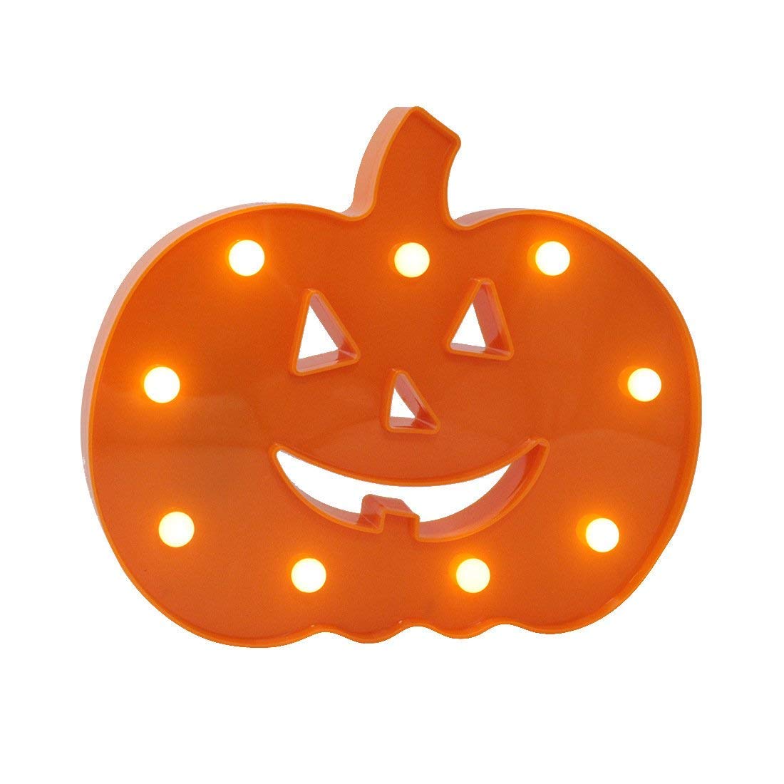 Glintee Halloween Pumpkin Light Decorative Marquee Signs Light Home Decorations-Wall Decoration For Party,Living Room,Bedroom(Battery Opearted) (Pumpkin)…