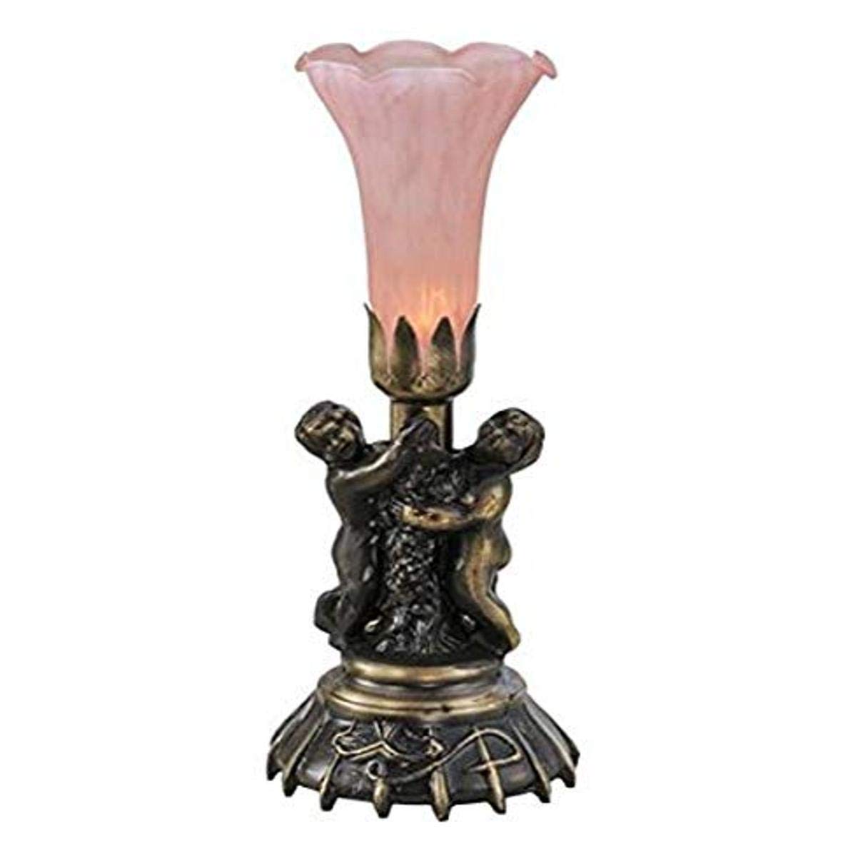 Meyda Tiffany Lighting 13in Height Metal Antique Copper Finish Model 11015