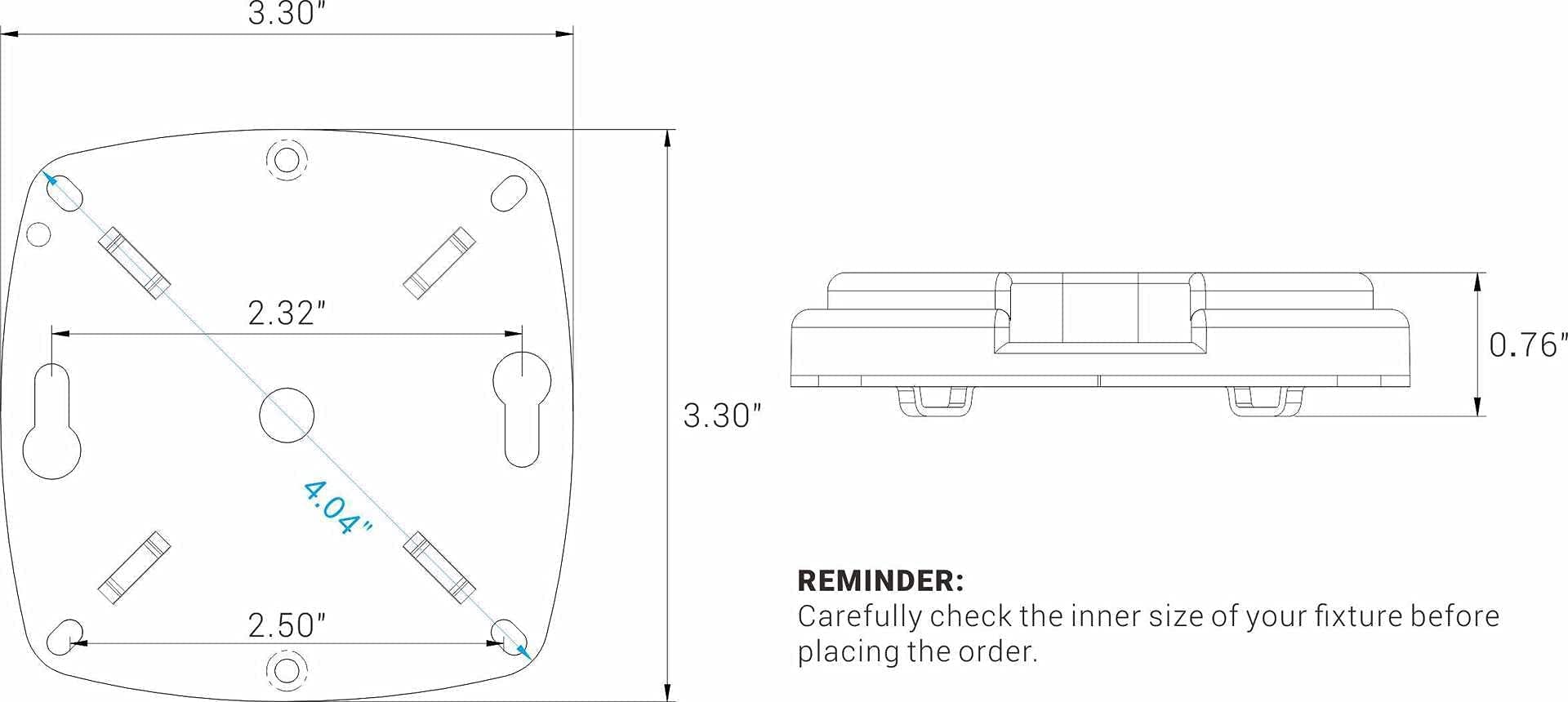 Legental Dimmable LED Light Engine, 10W, 2700K, 3in PCB Size, Iron Material, Retrofit Kit for Ceiling Lights and Lanterns