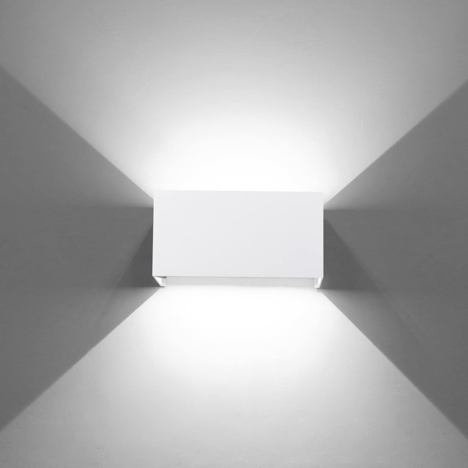Kawell LED Wall Sconce, 24W Adjustable Beam Angle, Waterproof Aluminum, White 6000K, Model K33-AU584-WT-CW(US)