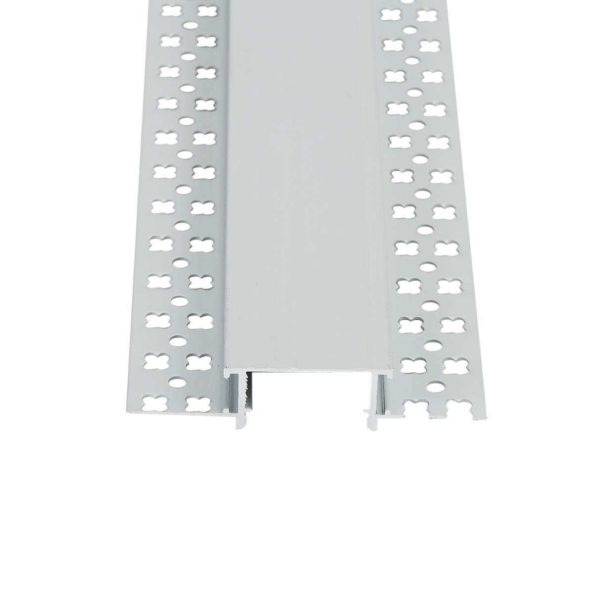 StarlandLed 5-Pack LED Aluminum Channel, Slim Design, 6.6ft Length, Silver Finish, Includes Diffuser and End Caps