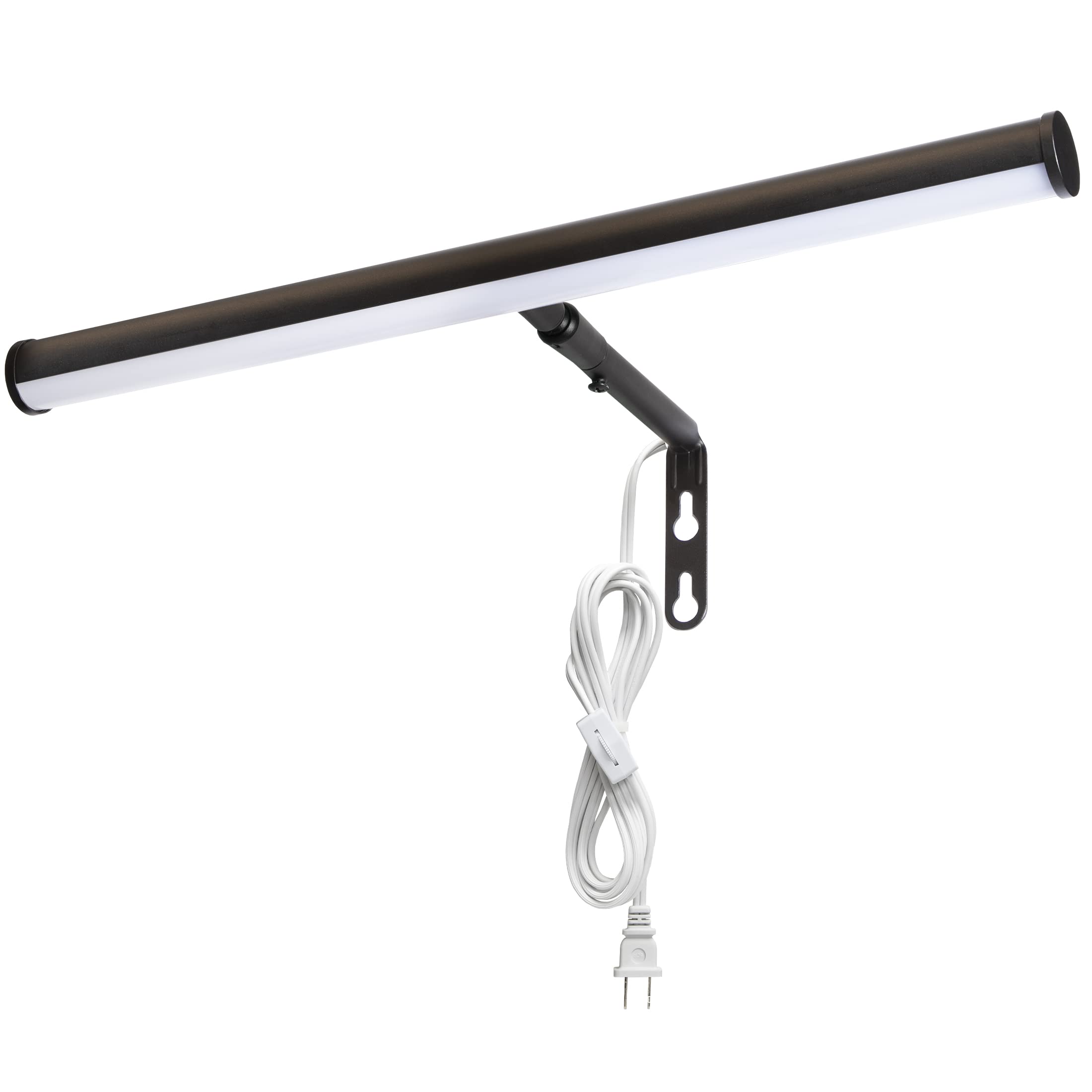 Maxxima LED Picture Light - 14 in. Integrated Display Light, 3000K Warm White, 200 Lumens, Oil-Rubbed Bronze Finish, Model MSL-14400RB