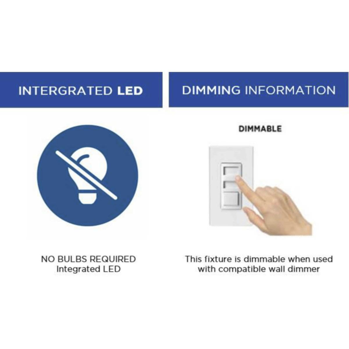 One-Light 17-3/4'' Led Flush Mount