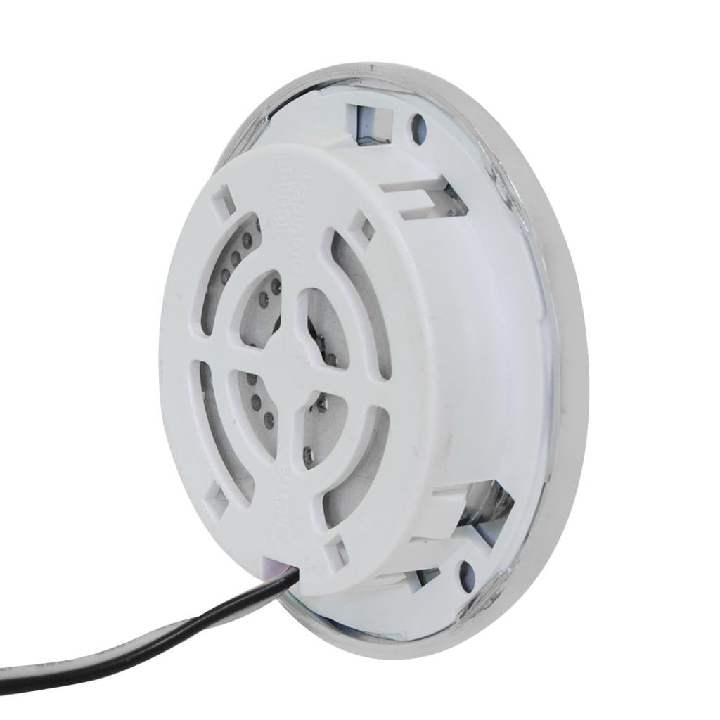 Dream Lighting 2W LED Ceiling Light Pack of 2 - Silver Shell Recessed Downlight, Model 0016002WX2, PC Lens