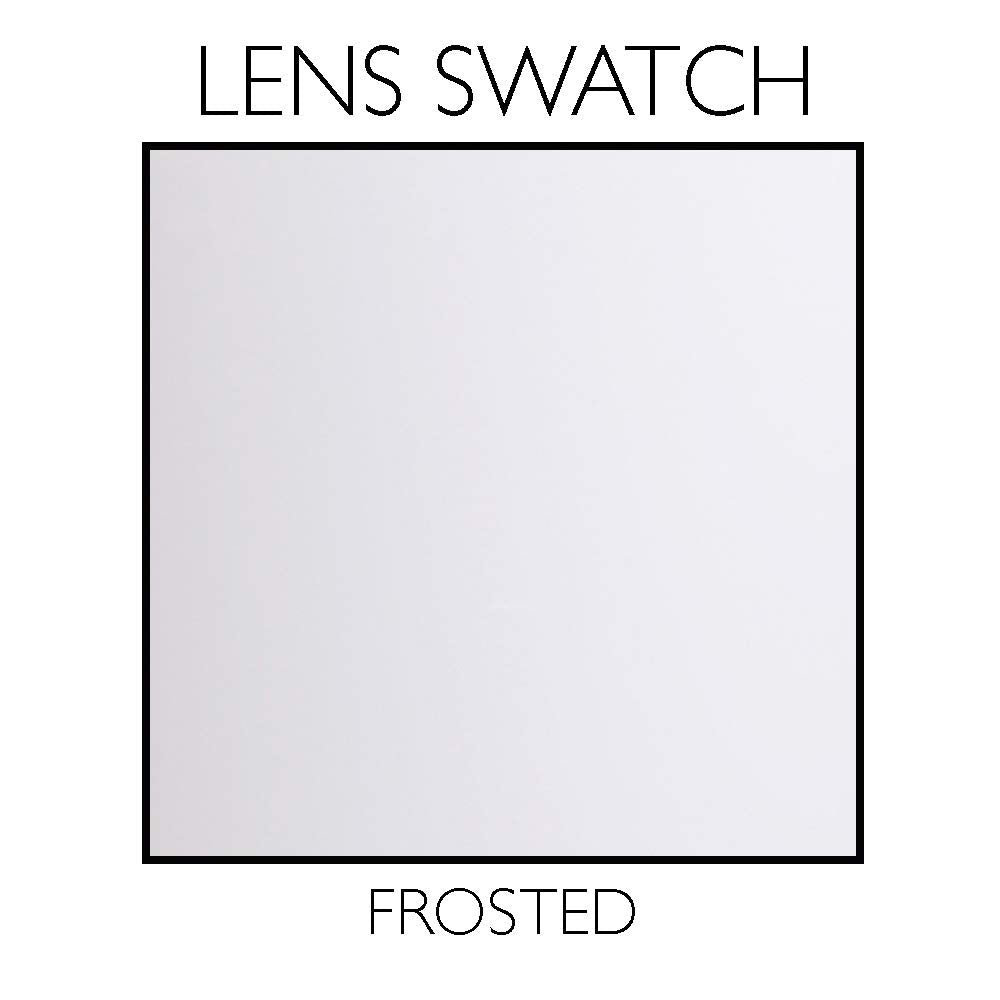 Design House 501858 2-Light Dimmable Ceiling Light with Frosted Glass, White Steel, 30 x 21 for Outdoor/Indoor Use