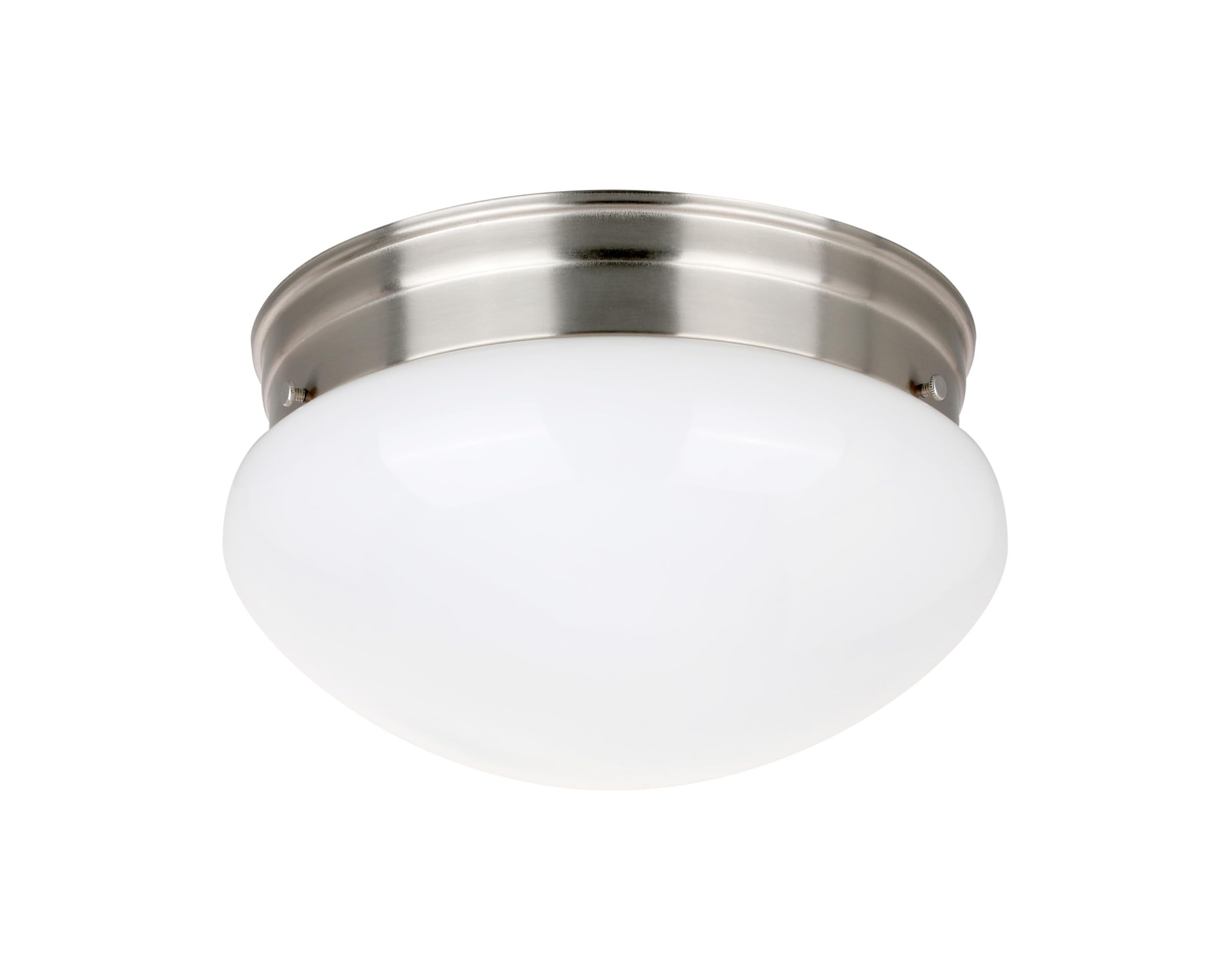 Miseno ML2317 9" Wide Flush Mount Bowl Ceiling Fixture - Brushed Nickel