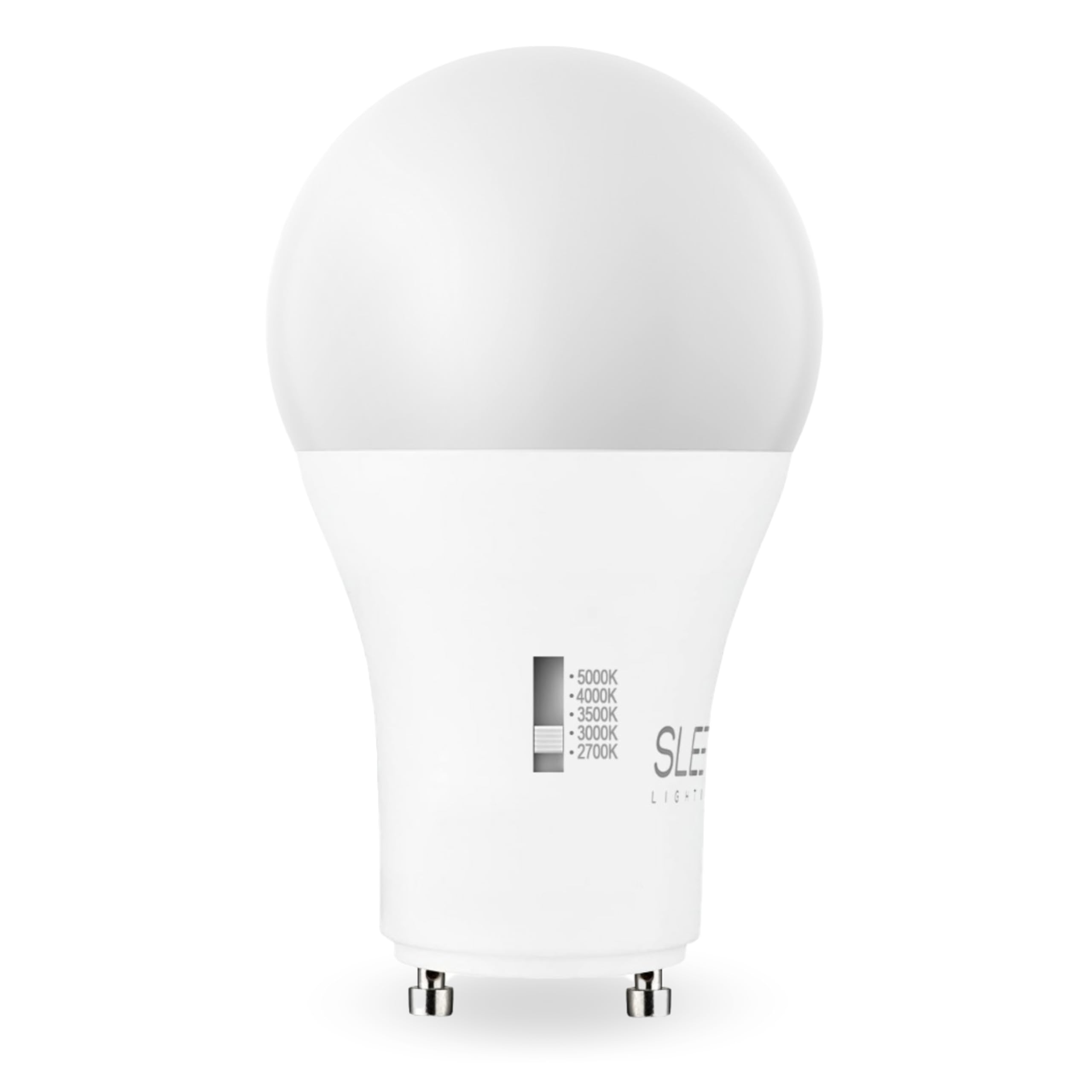 Sleeklighting | 9W, 60W Eq, Gu24 Base Led 2 Prong Light Bulbs, Ul Approved, 120V, Mini Twist Lock, 5Cct (2700K-5000K) Dimmable -