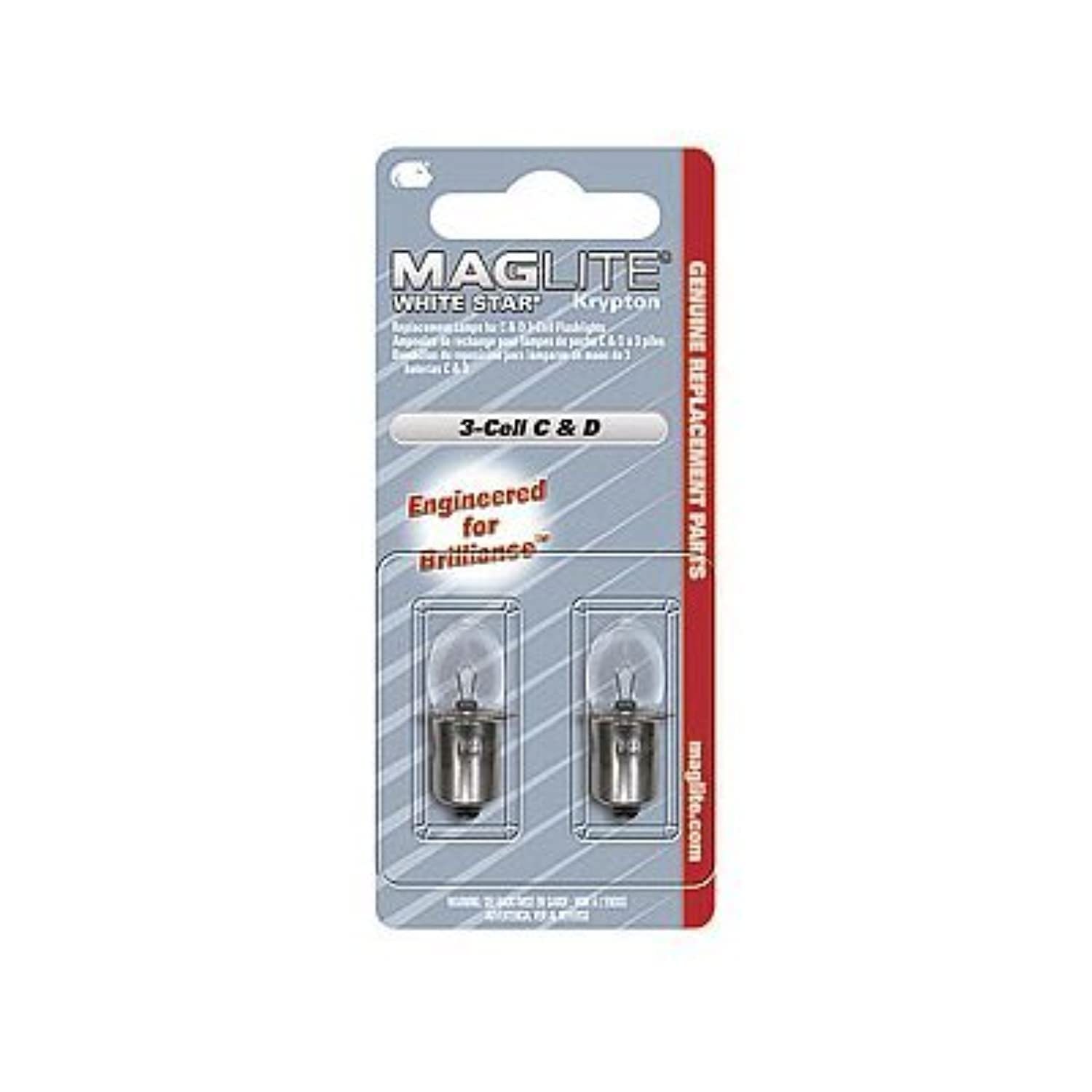 MagLite LWSA301 Replacement Lamp for 3-C Cell/D-Cell Flashlights - One Size, One Color