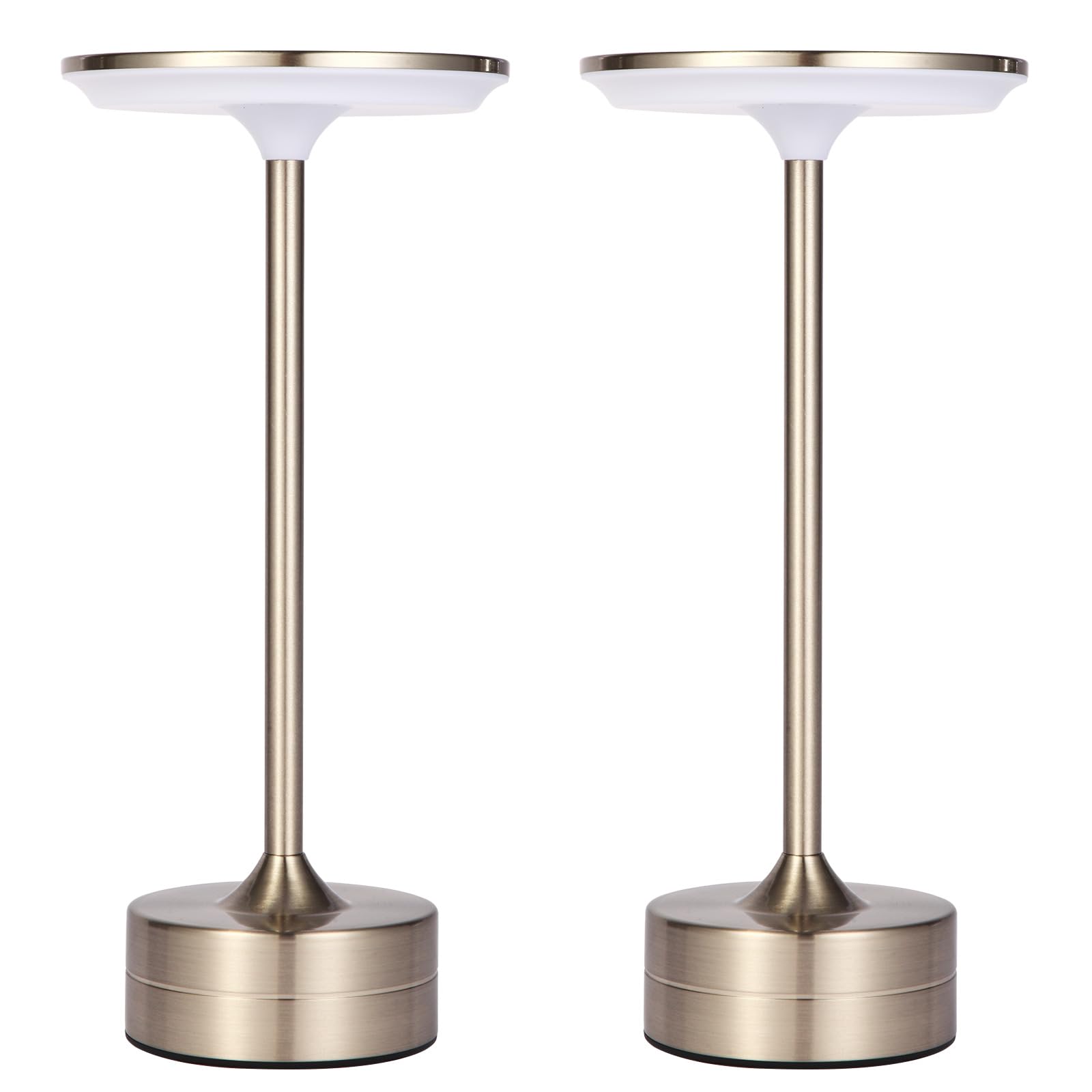 Shangkyun Cordless Table Lamp Rechargeable 2Pack,6000Mah Battery Operated Led Desk Lamp,Led Portable Touch Restaurant Table Ligh