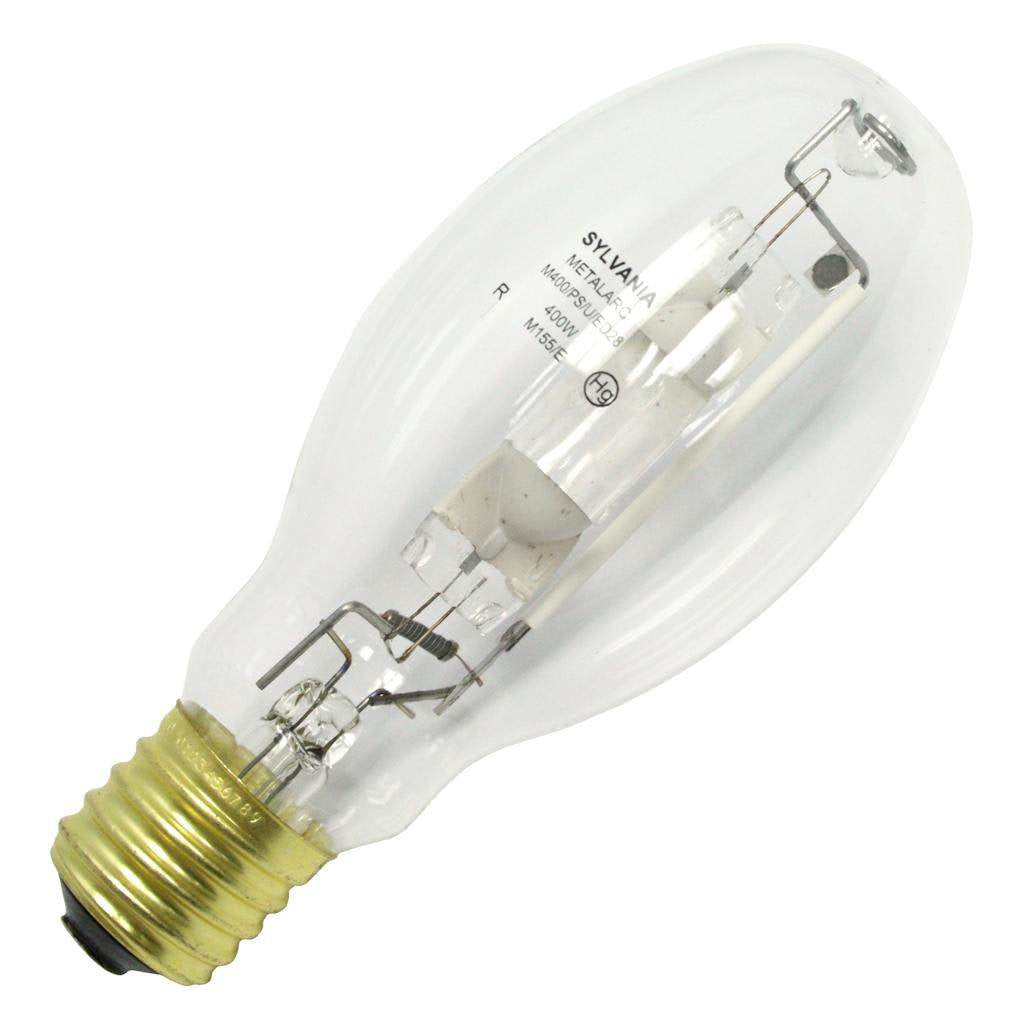 Ledvance 400-Watt Metal Halide Light Bulb - Clear Ed28, 1 Count, Glass, Quartz