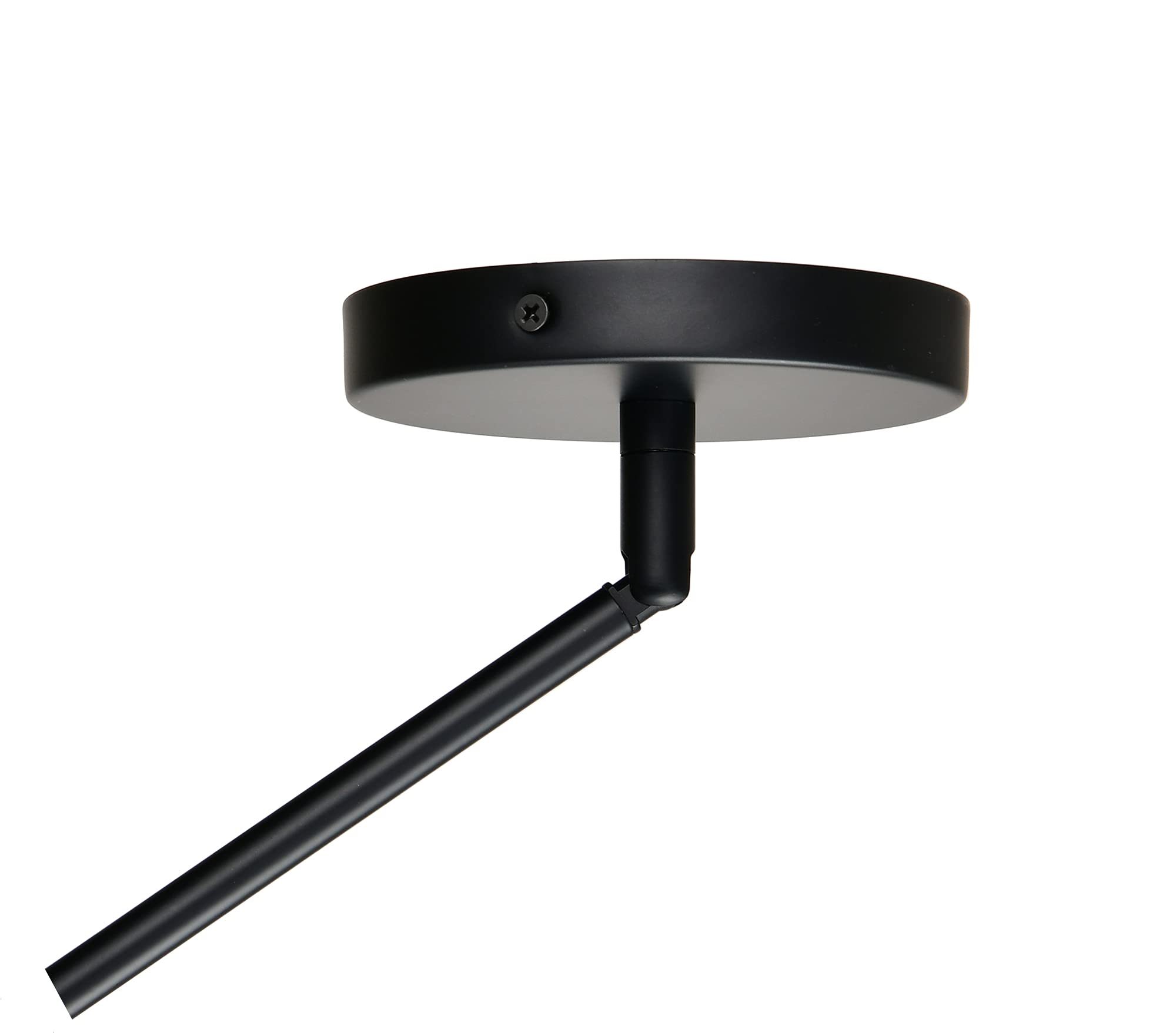 Linea di Liara Matte Black Pendant Light Fixture, Industrial Mini Pendant, Medium Size, Metal, Model LL-P516-5BLK-UPC