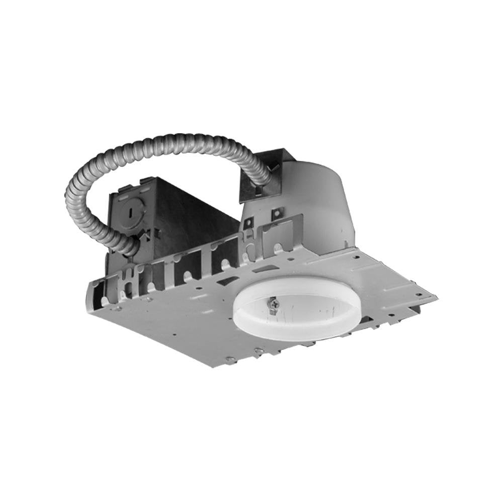 Jesco Lighting Rs3001B Accessory - 3&quot; Line Voltage Non-Ic Housing For New Construction, Silver Finish