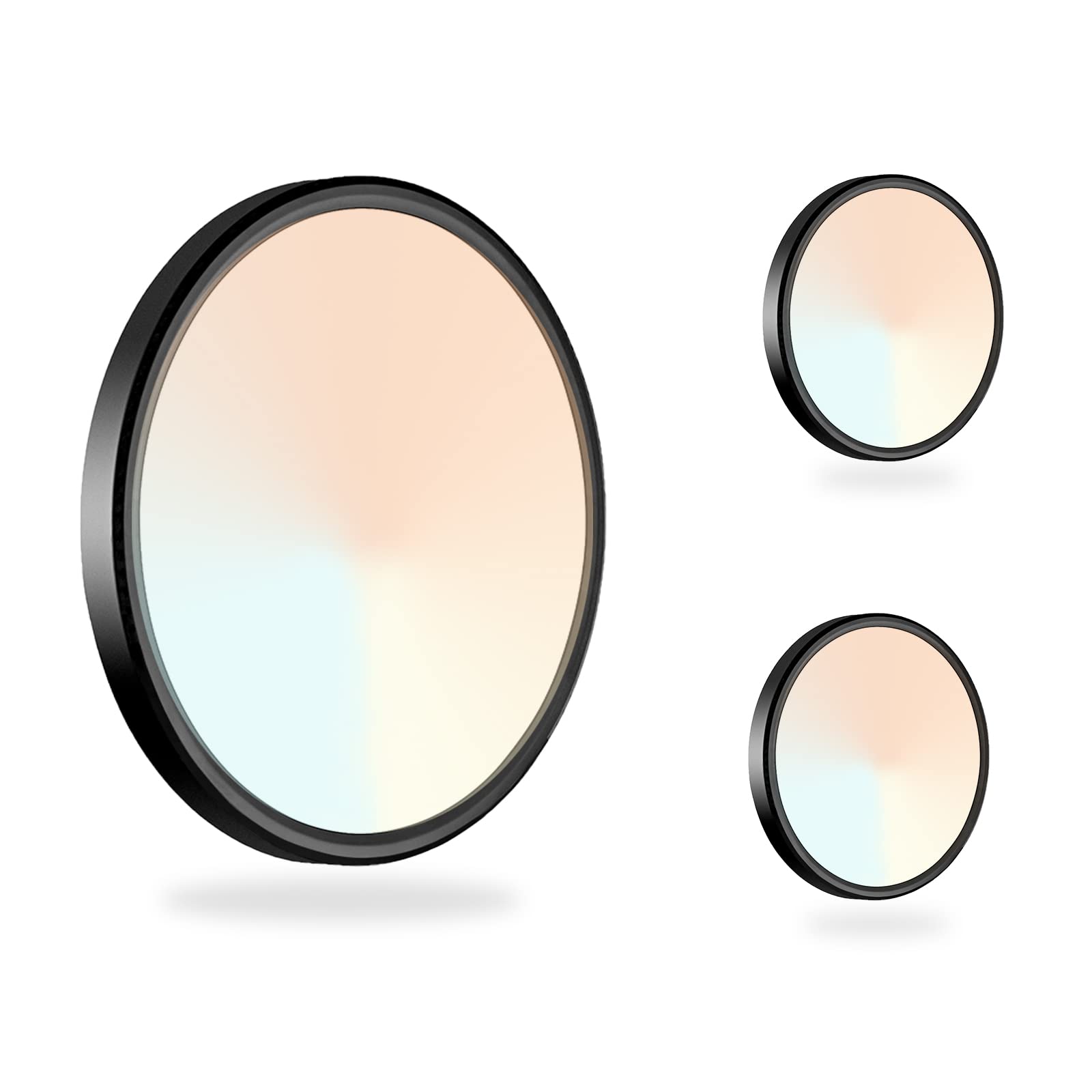 LZHOME LED Ceiling Light, 2800LM, Dimmable 3CCT, 9 Inch Flush Mount, 2 Pack, Black, Model LZ-XXD-9C