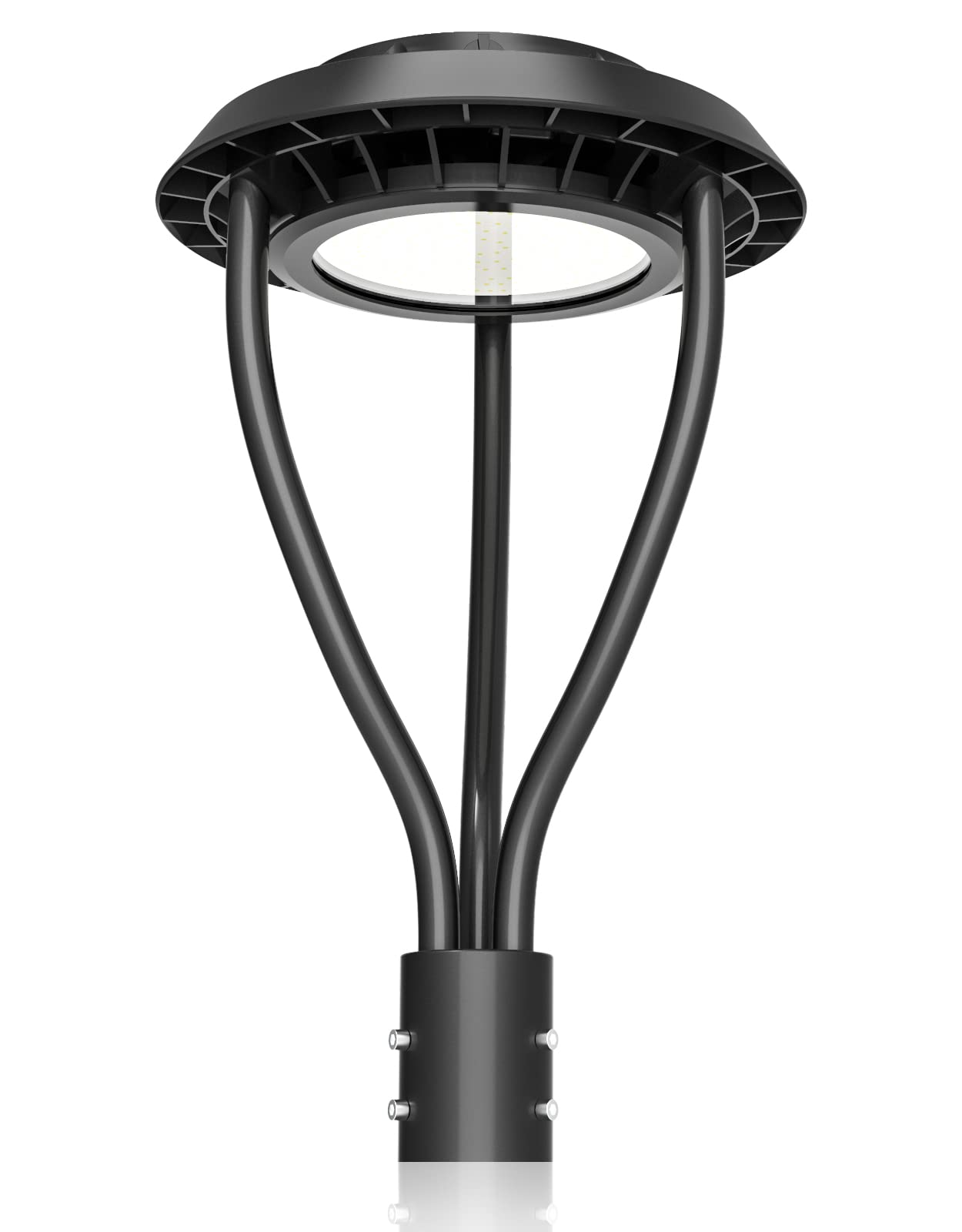 KUKUPPO 80W LED Post Top Light 80W/64W/48W Wattage Selectable ETL&DLC Listed 11200Lm LED Post Pole Top Light Dusk to Dawn IP65 W