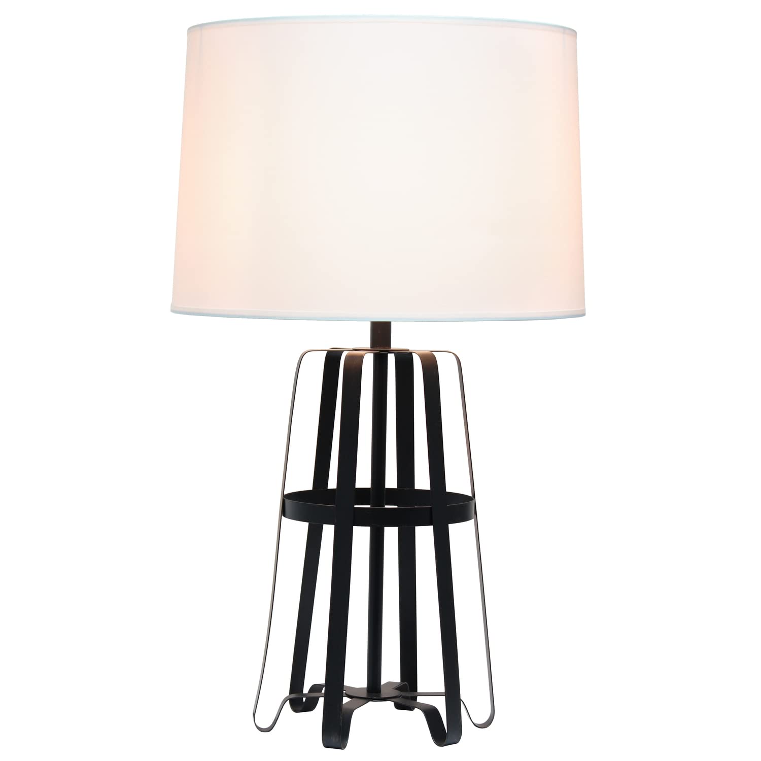 LALIA HOME Stockholm Table Lamp - Iron, Oil Rubbed Bronze, 17x17x28.5 inches, Model LHT-4011-OR