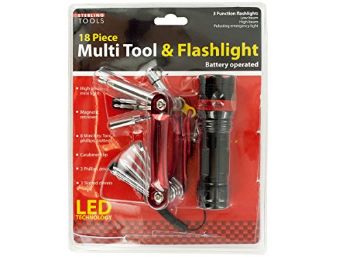 Multi Tool & 3 Function Flashlight Set