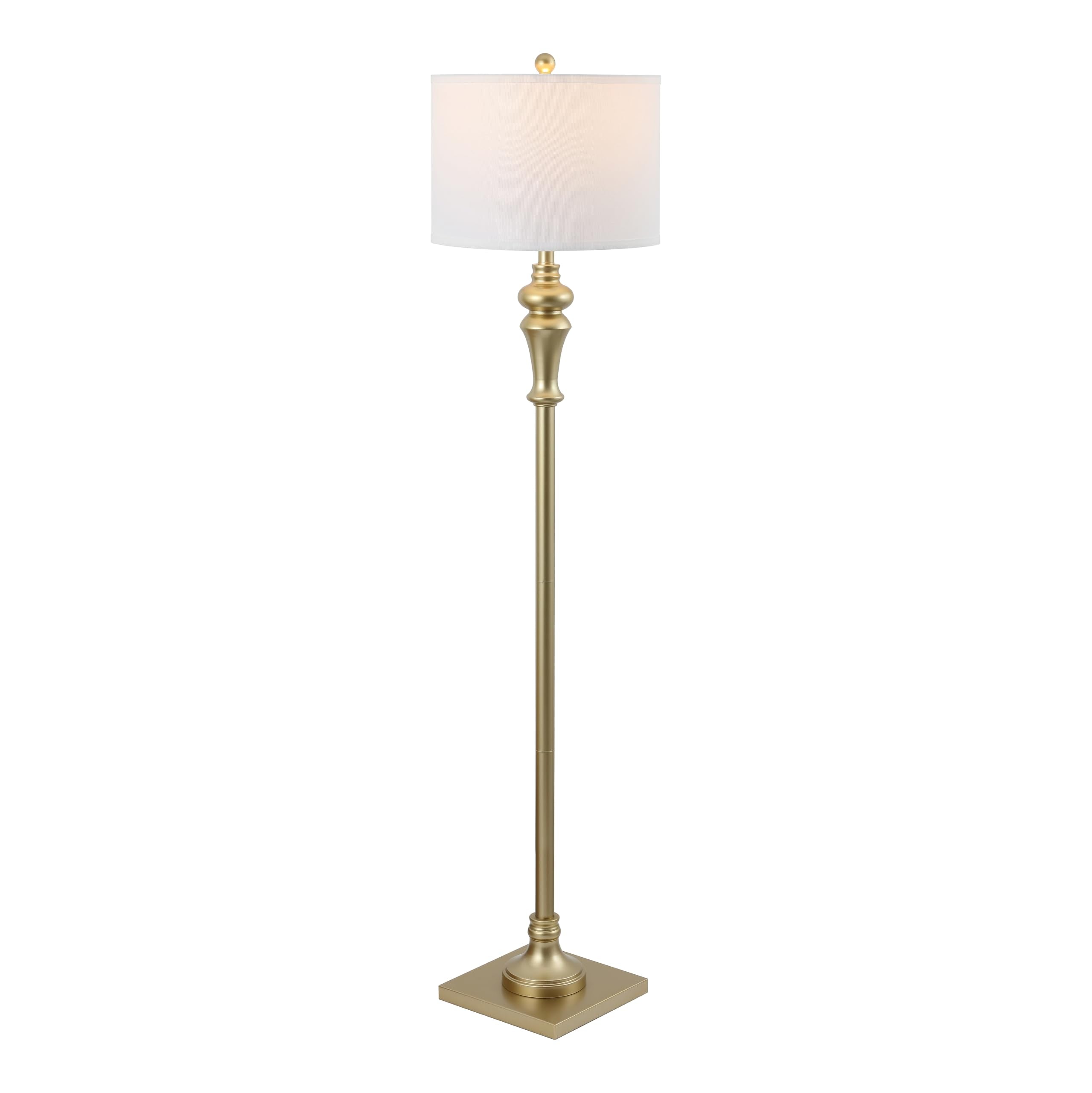 SAFAVIEH Lighting Collection Norla Gold Farmhouse 61-inch Standing Floor Lamp (LED Bulb Included)