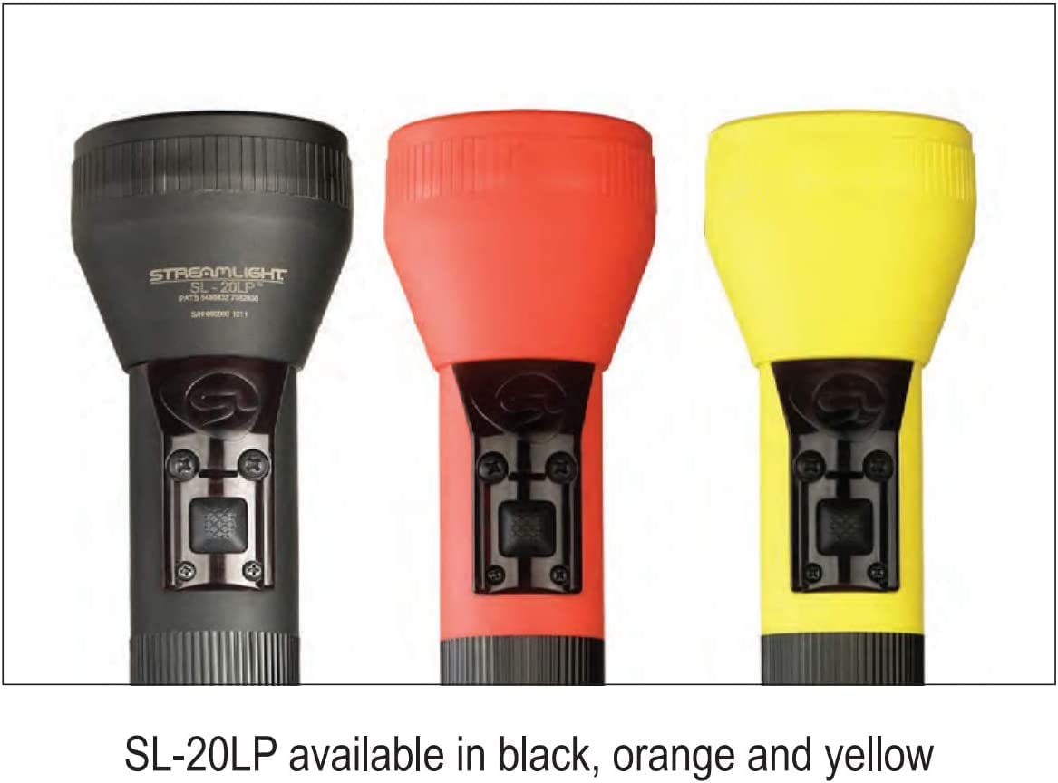 Streamlight 25310 SL-20LP Rechargeable LED Flashlight, 450 Lumens, Full Size, Orange
