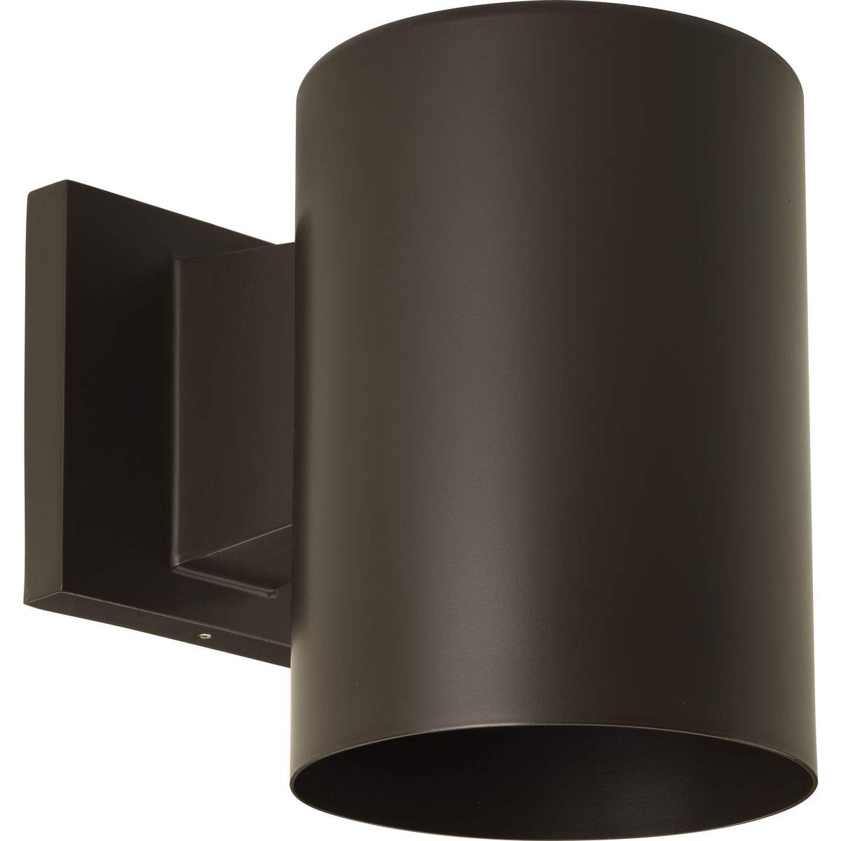 Progress Lighting 5-Inch Cylinder LED Wall Sconce, 1-Light, Antique Bronze, Model P5674-20/30K, Die Cast Material