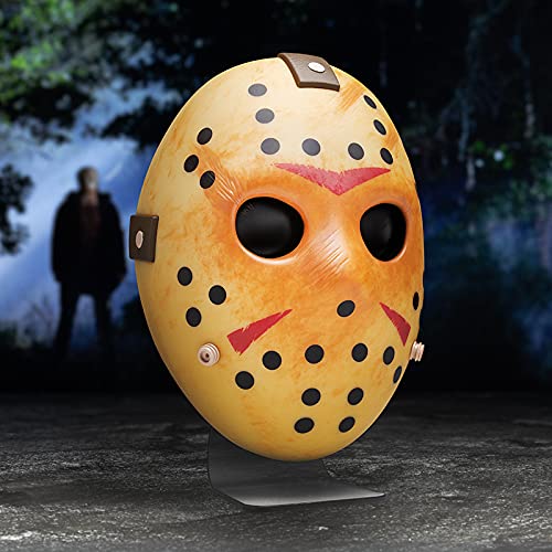 Paladone Jason Voorhees Mask Light - Collectible Horror Movie Lamp - Plastic - Yellow - Model PP8252FTT