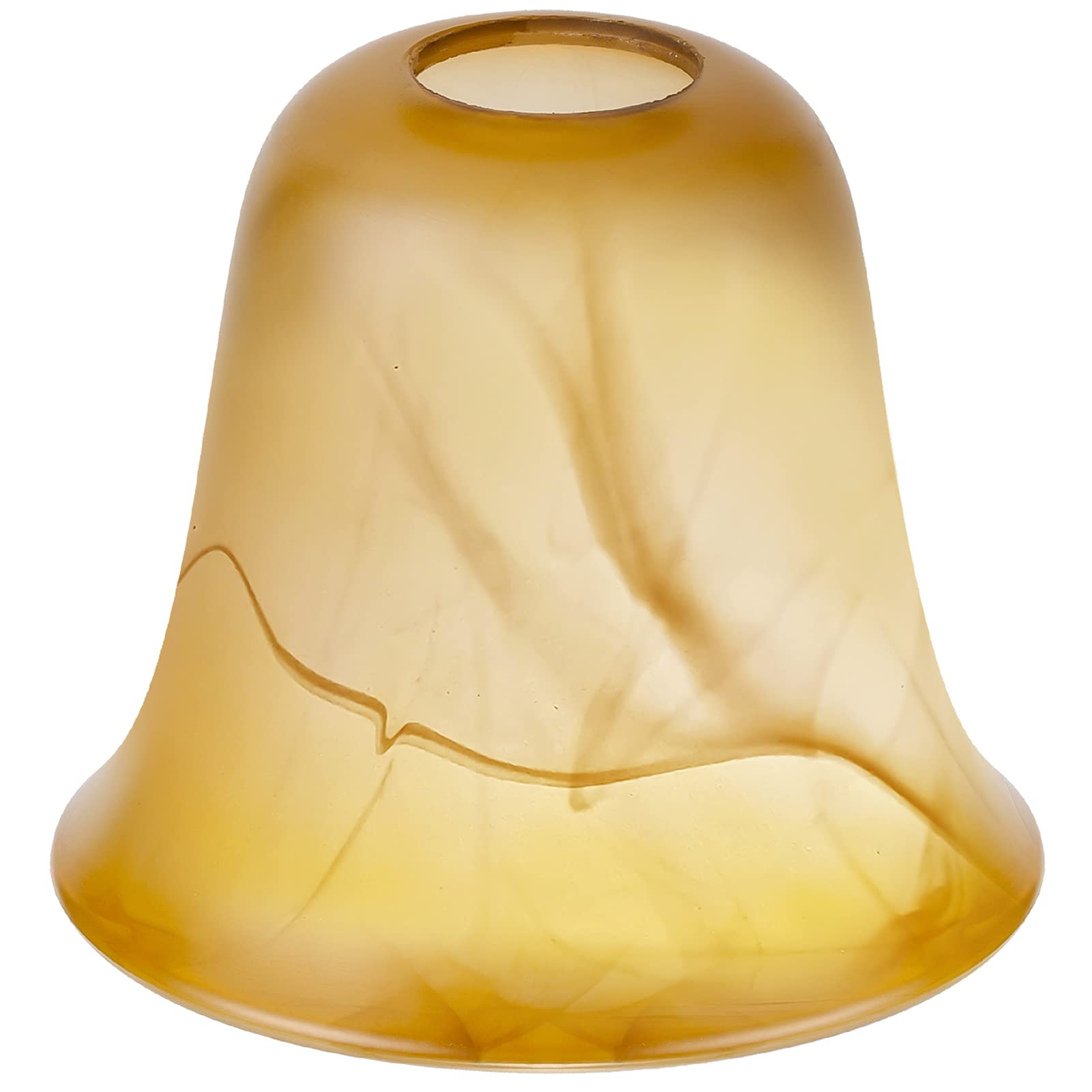 RORIANO Amber Glass Shade Lampshade Replacement, 1-5/8-inch Opening Fitter