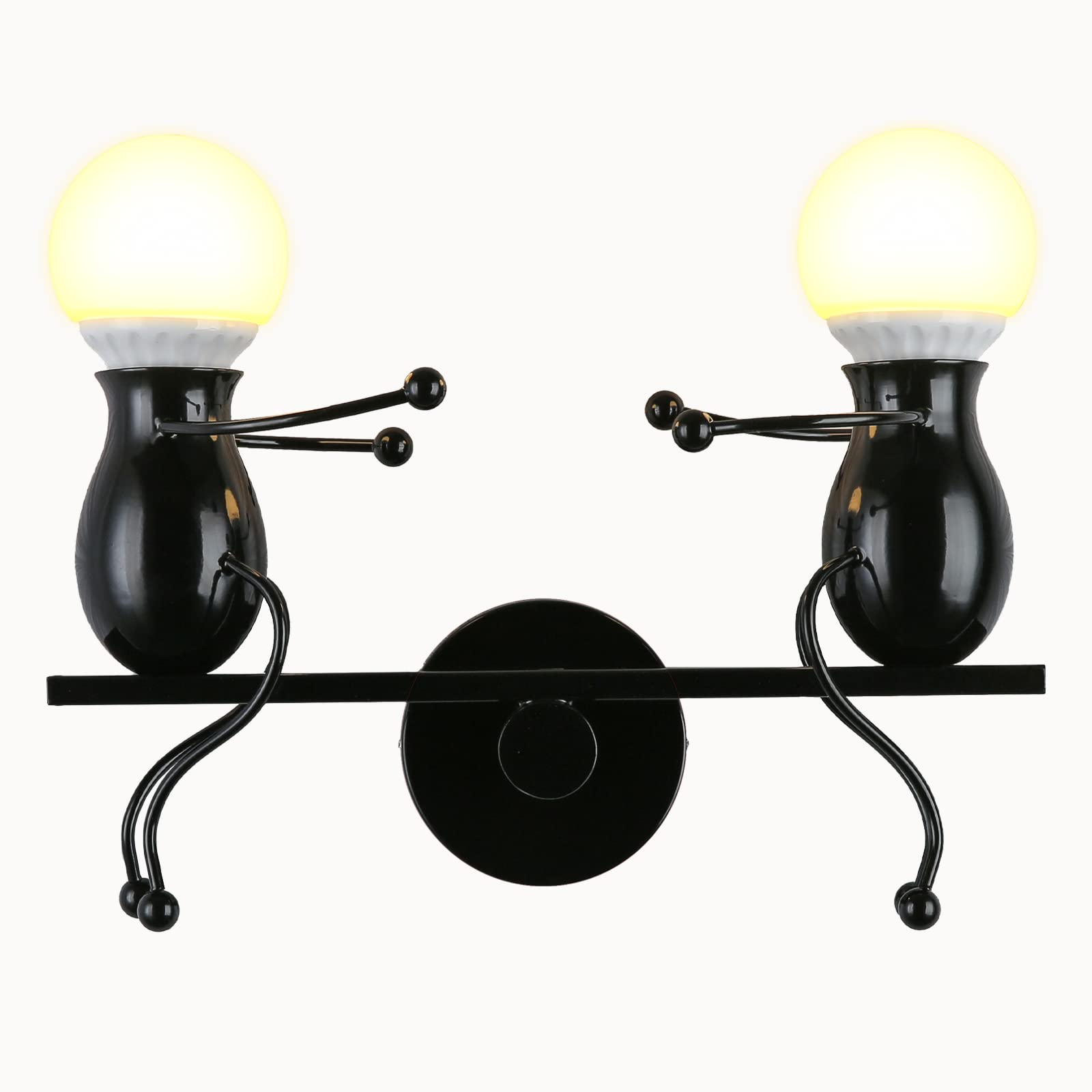 SOUTHPO LED Metal Wall Light Fixtures Childhood Seesaw Little People Wall Lamps Bedroom Mini Doll Bedside Lamp Modern Children C