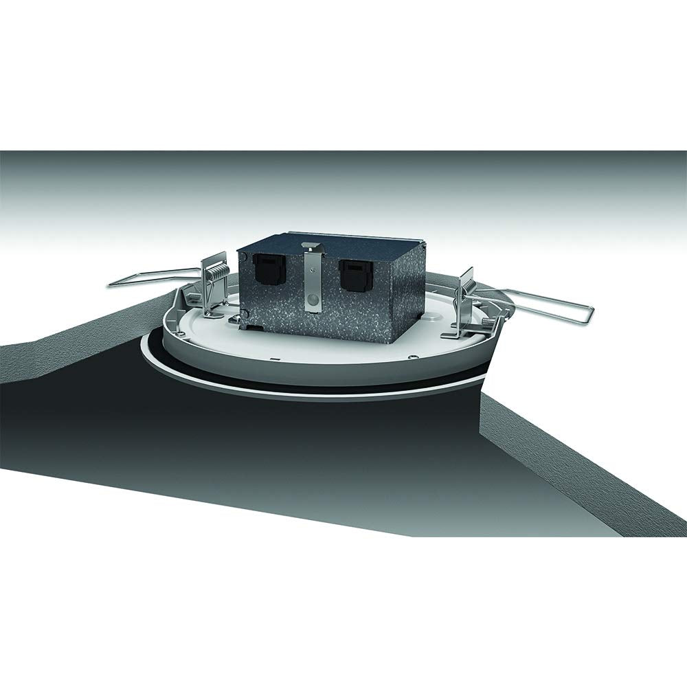 Halo Smd6-Dm Remodel Round Canless Recessed Integrated Led Kit, 5000K, White, 6 In.