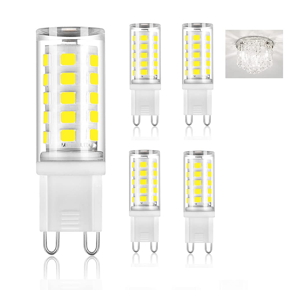 Ohlgt G9 Led Bulbs - 5W Daylight White 6000K, 400Lm, Non-Dimmable