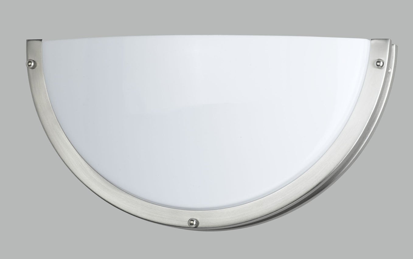 Cal Lighting LA-170-BS Wall Lamp, Brushed Steel, Metal, 10.4x19.6x18.3