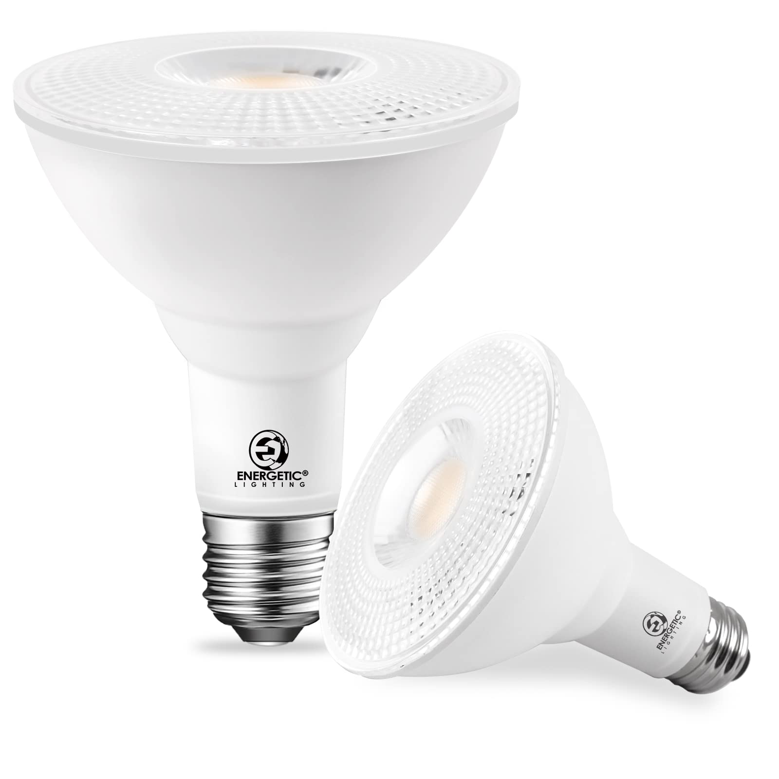Energetic Par30 Led Bulbs, Flood Light Outdoor Indoor 10 Watt (75 Watt Equivalent), 4000K Cool White, 1000 Lumens, E26 Base, Dim