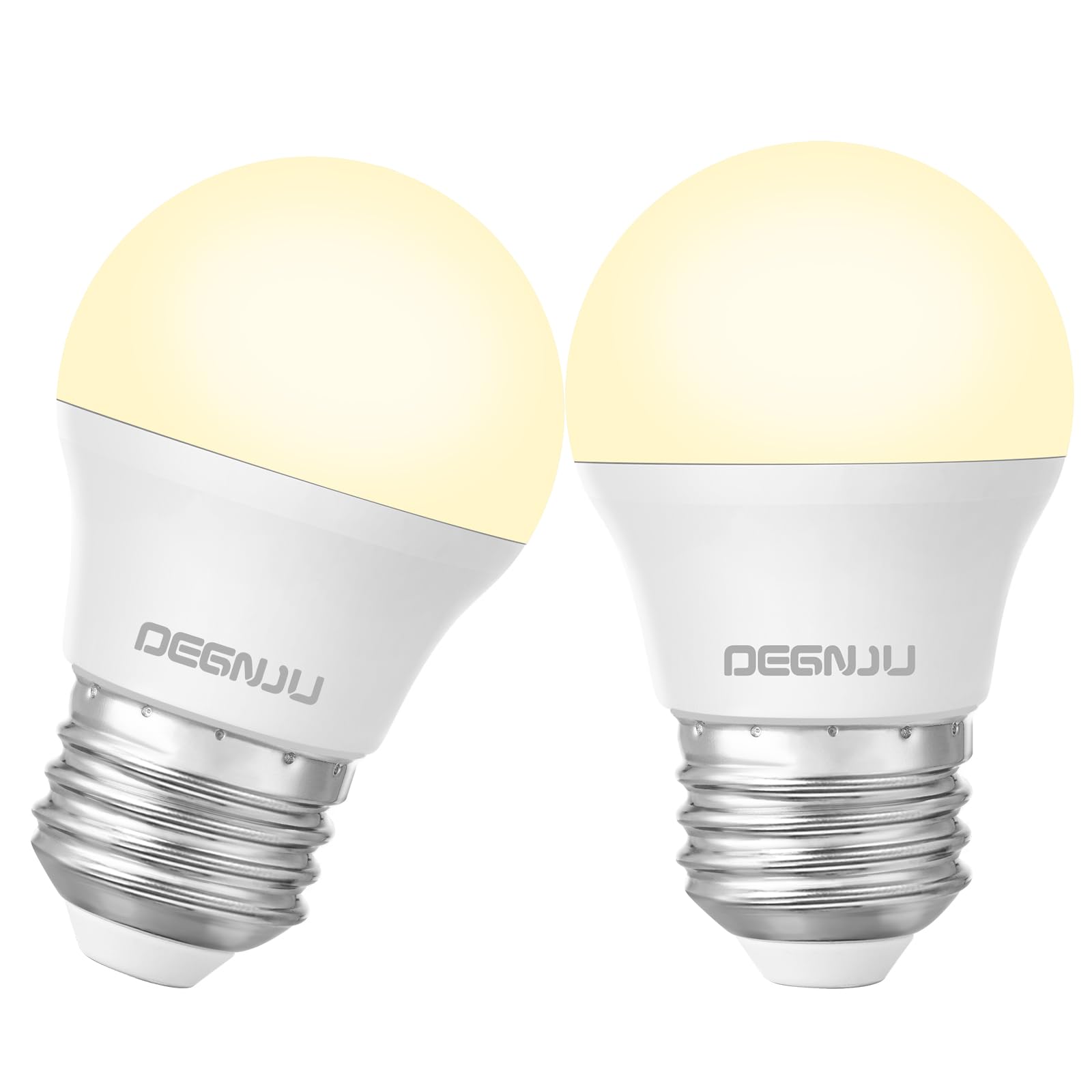 Degnju Led Refrigerator Light Bulb, 40 Watt Equivalent, 120V, Fridge Light Bulb 2700K Soft White, A15 Appliance Bulb 5.5W For Fr