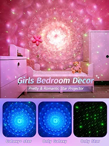 One Fire Galaxy Light Projector Starlight Projector, 41 Light Modes Ceiling Projector With Star Lights For Bedroom, Bluetooth Sp