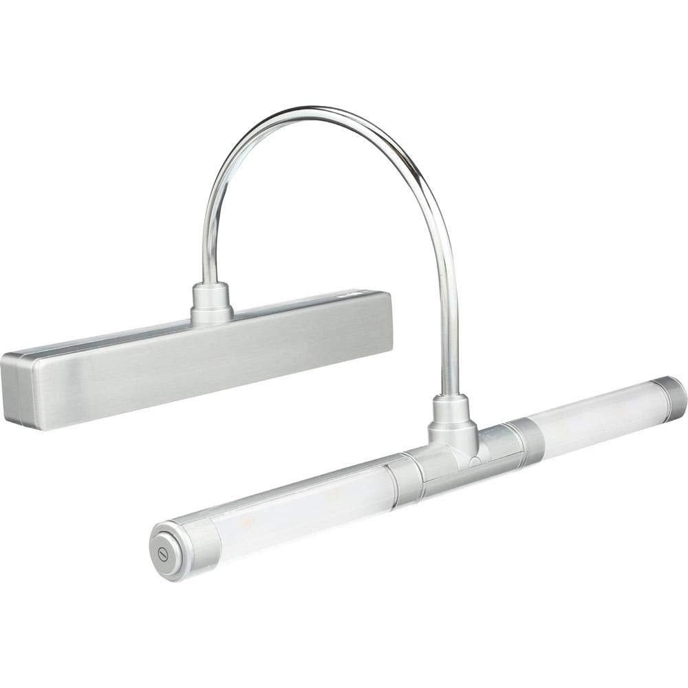 Westek LED Picture Light, 13-Inch, Silver, Metal, Model LPL601XL