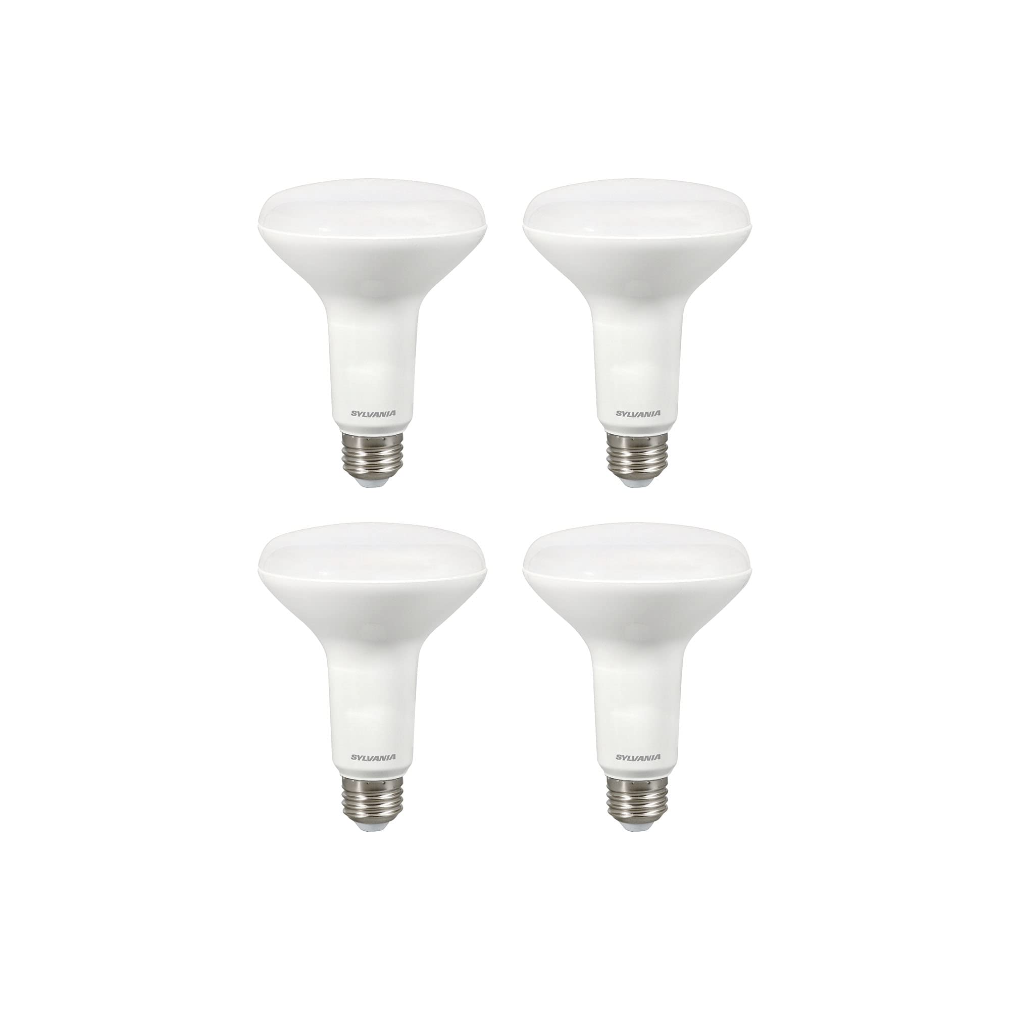 Sylvania Br30 Led Flood Light Bulb, 100W = 17W, Dimmable, 10 Year, Medium Base, 1450 Lumens, 2700K, Soft White - 4 Pack (40070)