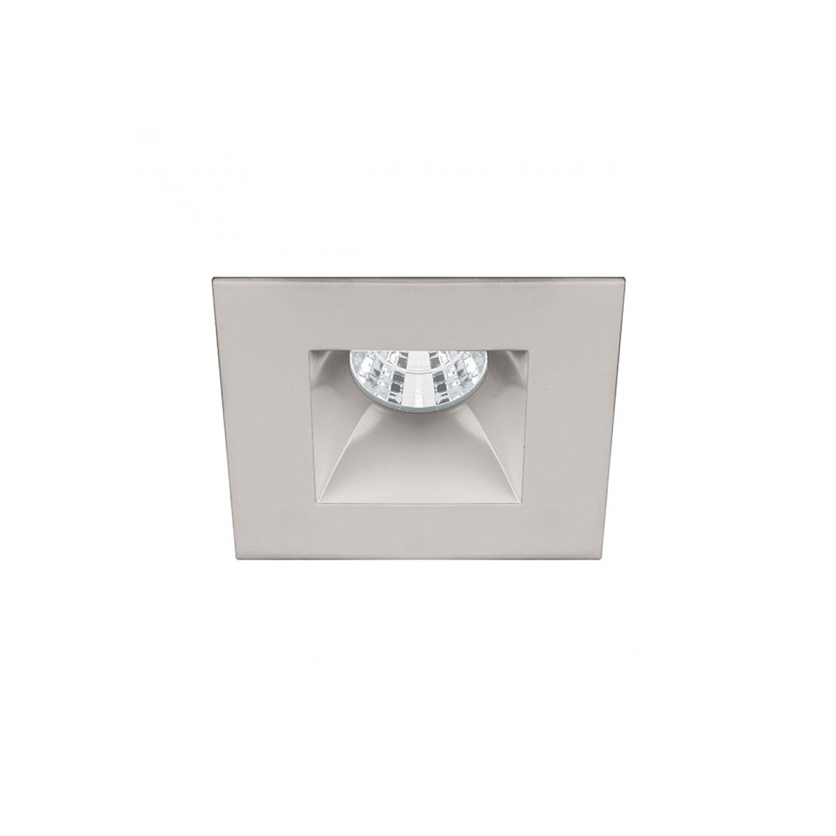 WAC Lighting R2BSD-F930-BN Oculux 2 LED Square Open Reflector Trim with Light Engine and Universal Housing in Brushed Nickel Fin