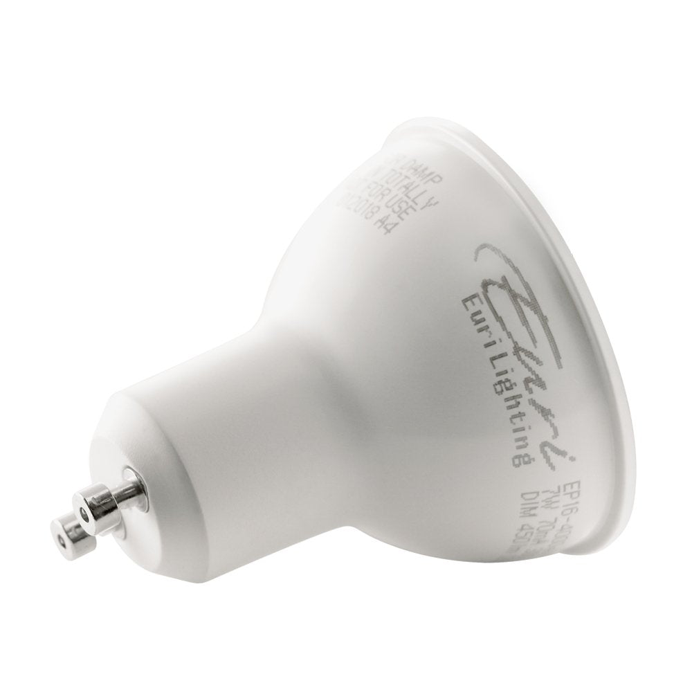 Euri Lighting Ep16-7W5020Eg-2 Dimmable Led Par16, Gu10 Base, 7W (50W Equal) 500Lm, Warm White (2700K), 80Cri, 40 Angle, Damp Rat