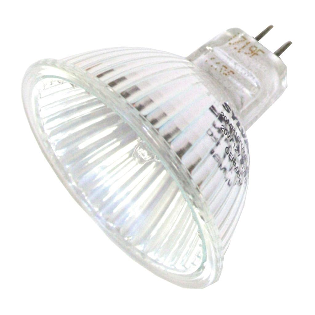 SYLVANIA 12V MR16 Halogen Light Bulb 20MR16/T/WFL60/C Clear Copper