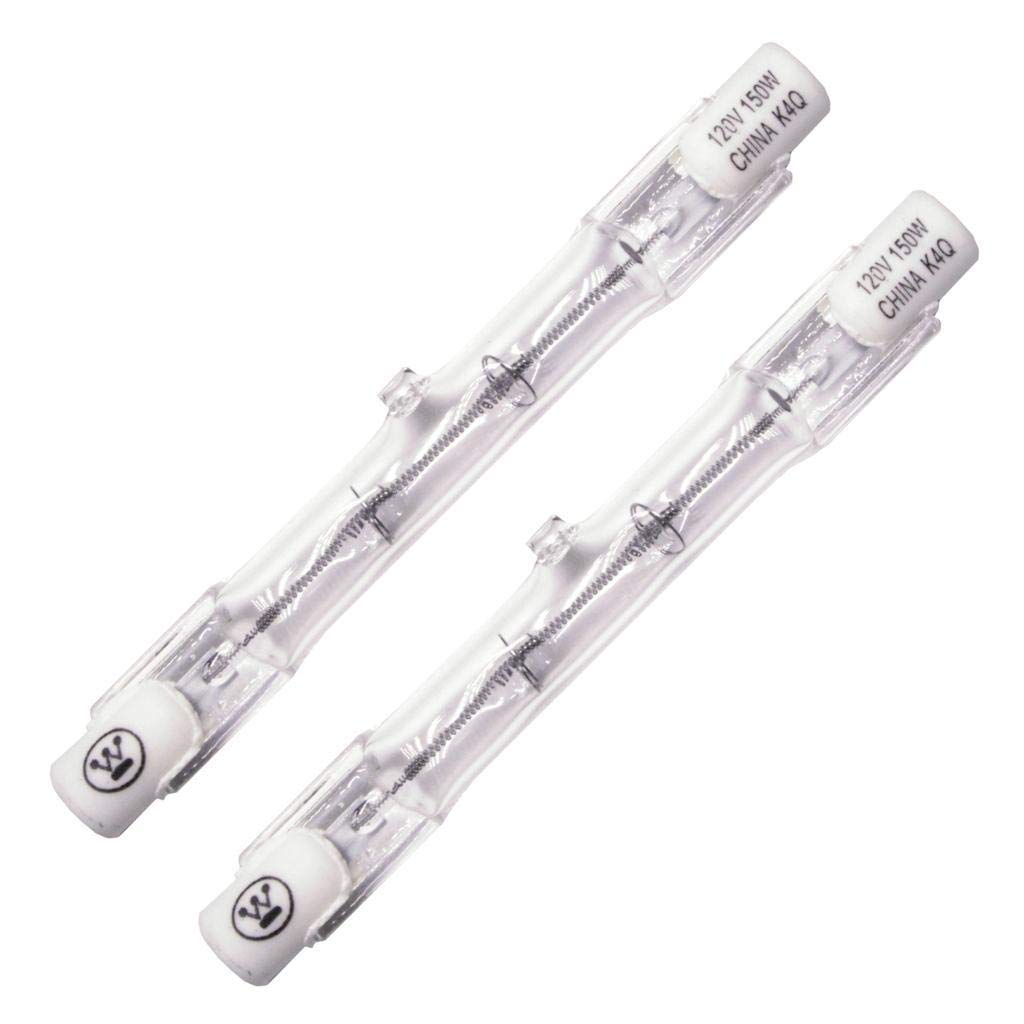 Westinghouse 150W T3 Halogen Clear Light Bulb Rsc Base, 2 Count - 0497400