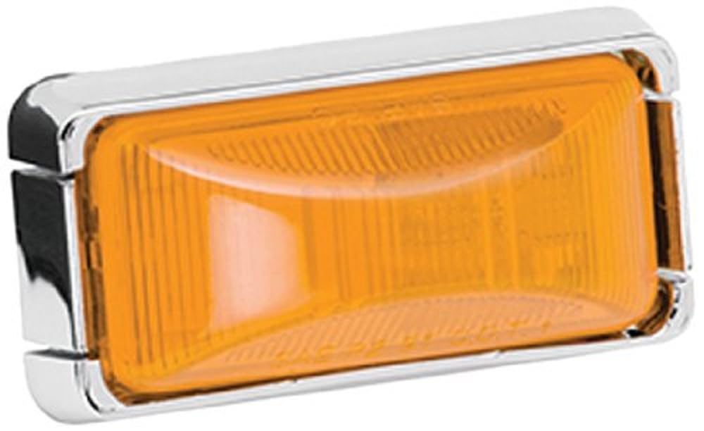 Wesbar 203294 Waterproof Sealed Clearance Side Marker Light with Chrome Base
