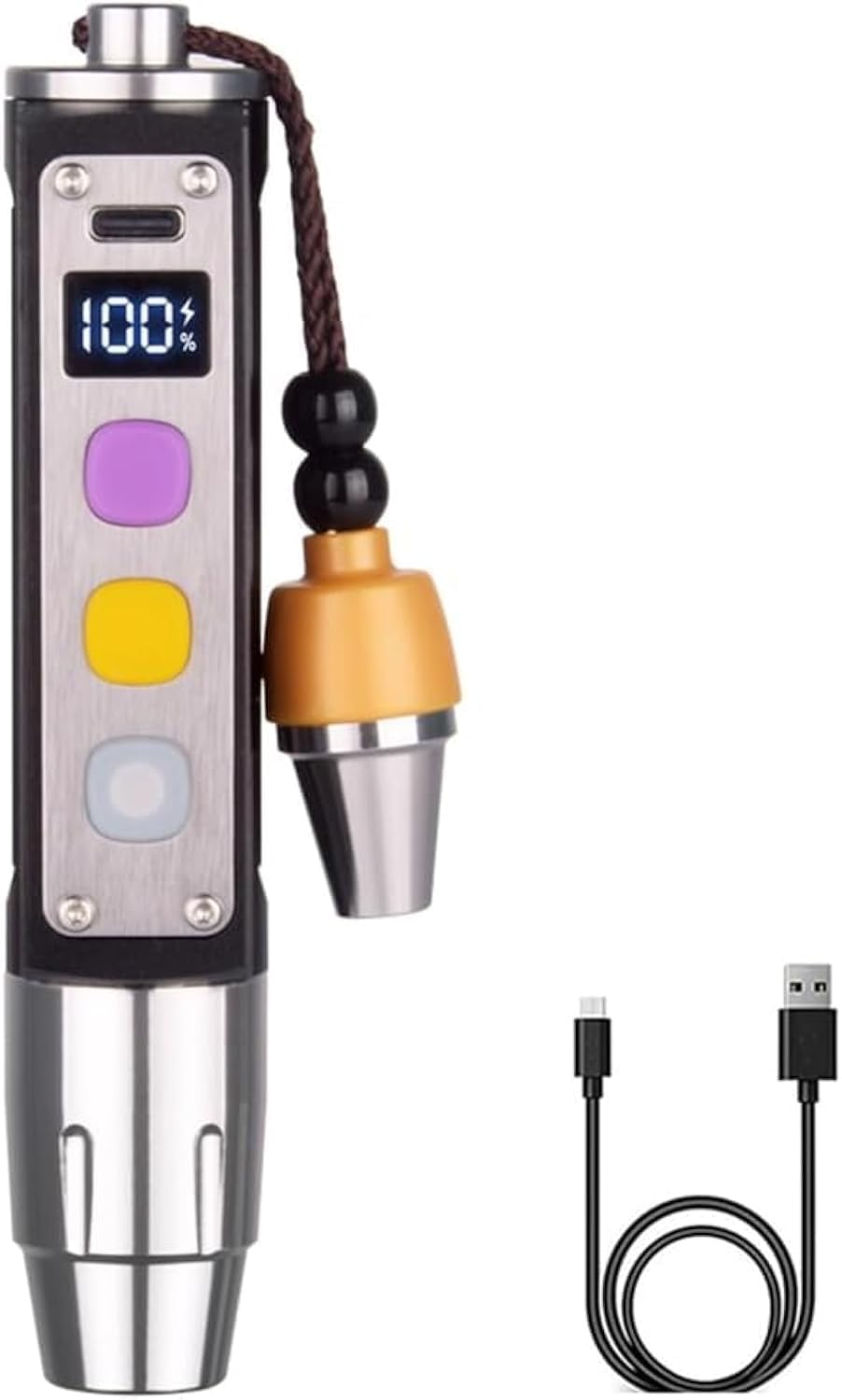 YZYOE LED Three Switches Three Light Sources Jade Identification Flashlight, New Multifunctional Gemstone Mineral Detection Ligh