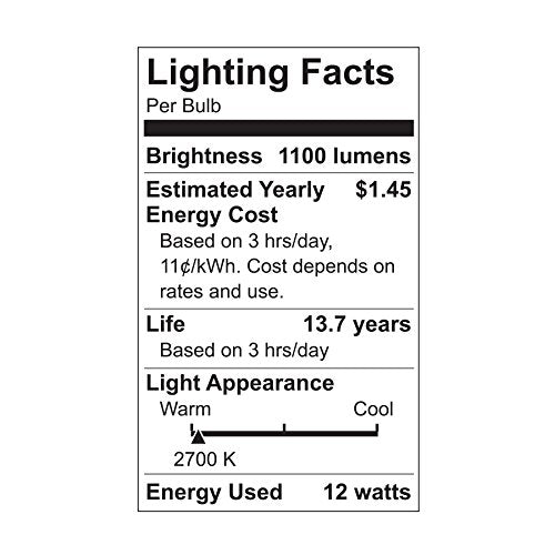 Ge 65943 Led A19 Light Bulb With Medium Base, 14-Watt, Soft White, 2-Pack, 2 Count