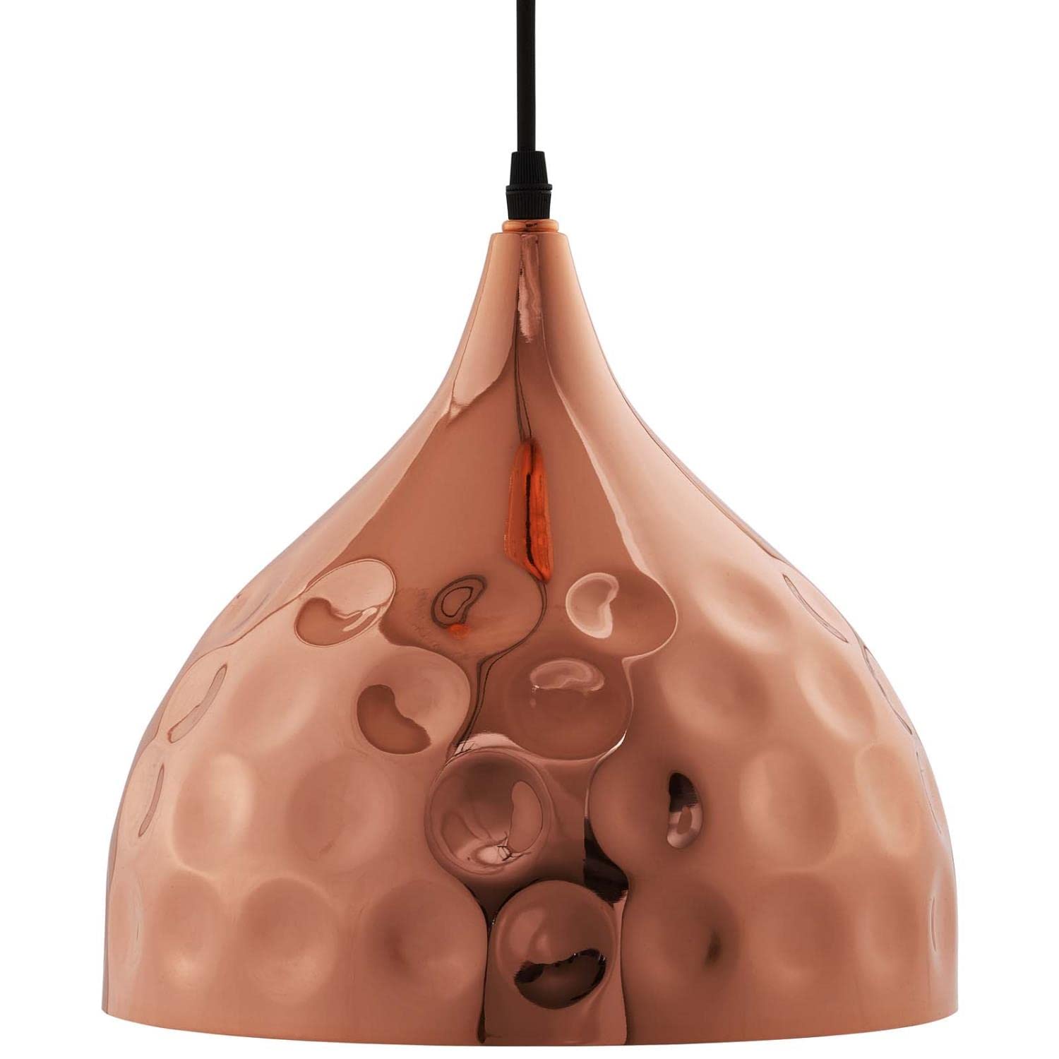 Modway Dimple Contemporary Modern Bell Shade 11 Hanging Ceiling Light Pendant Light Fixture In
