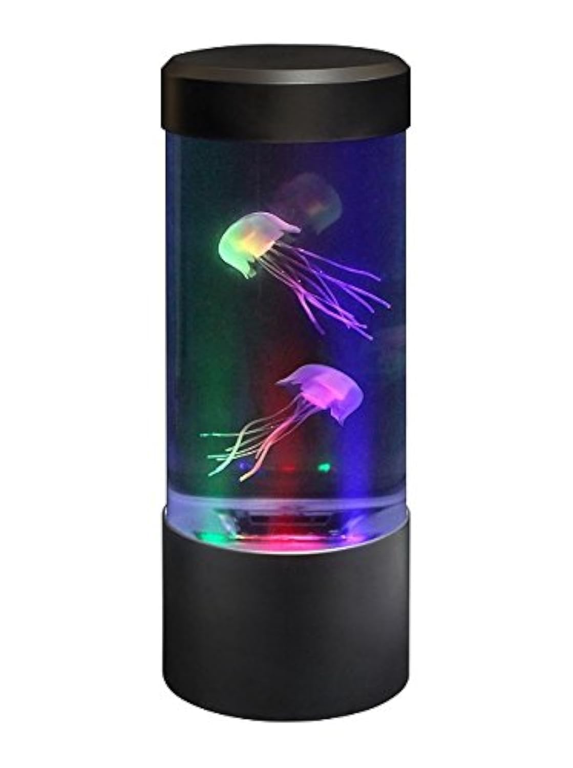 Playlearn 22cm Jellyfish Lamp with 5 Color Settings - Desktop Aquarium Mood Lamp - Battery Powered