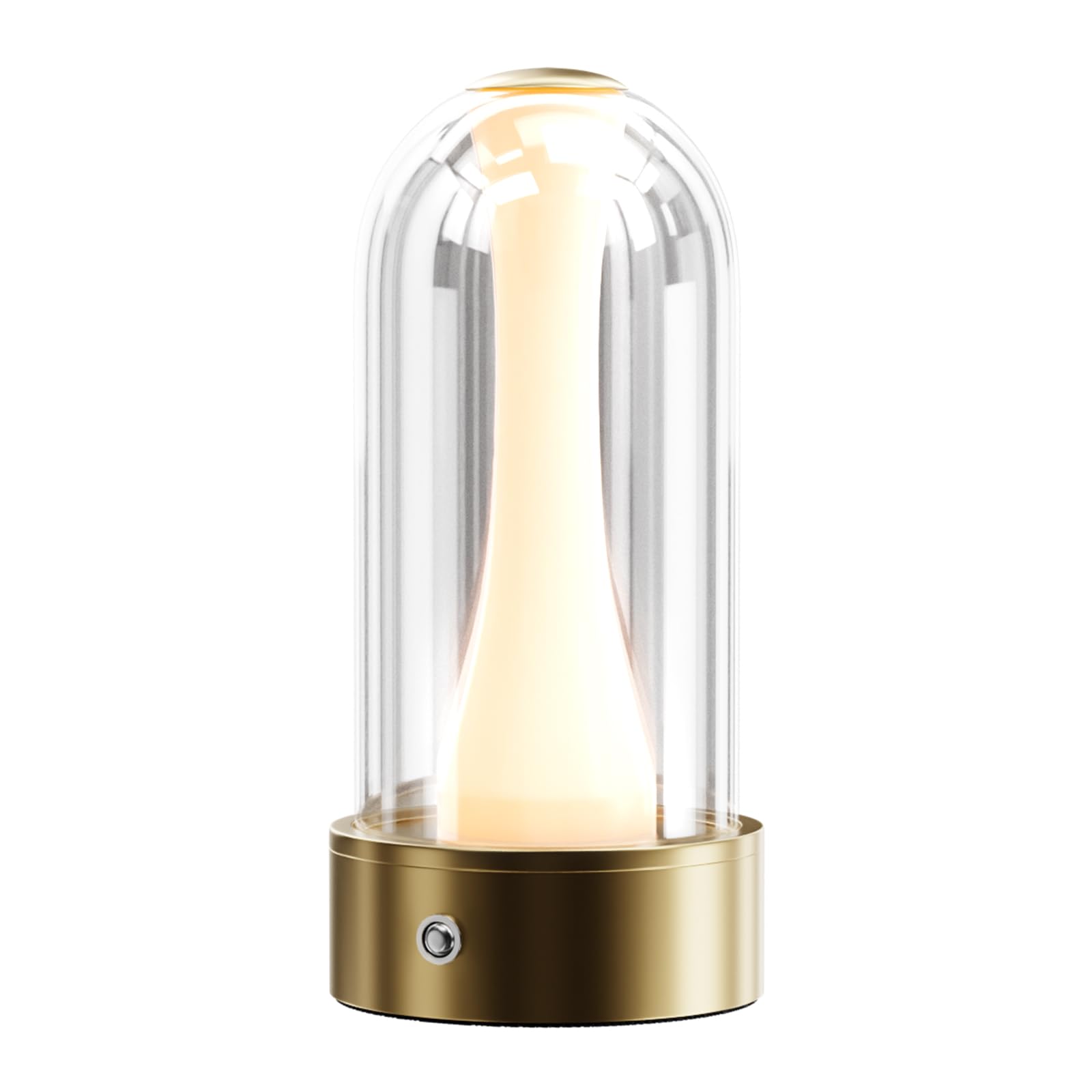 Anznzem USB Rechargeable LED Table Lamp, 3 Color Changing Modes Bedside Lamp, Portable Touch Button Mood Light for Bedroom, Camp