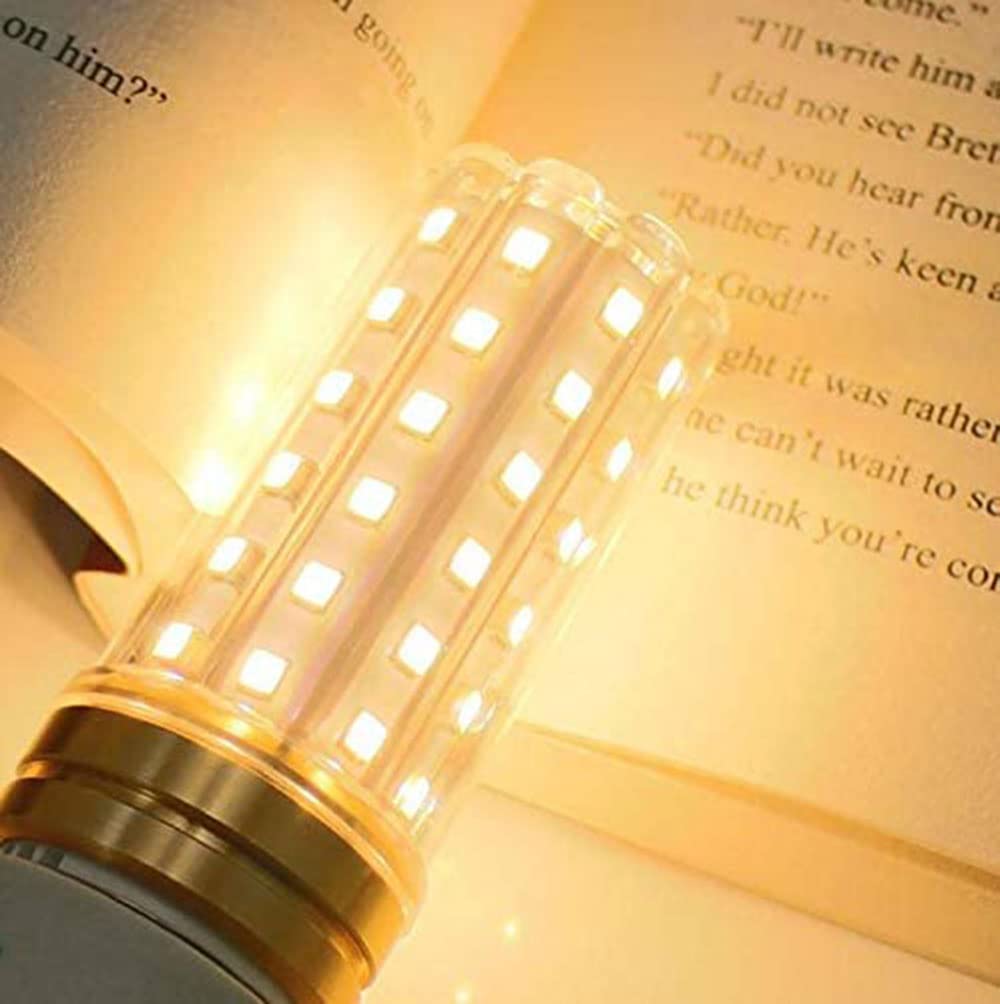 Edearkar E12 LED Light Bulbs 20W, 1800lm, Warm White, Decorative Candle Base, Pack of 4