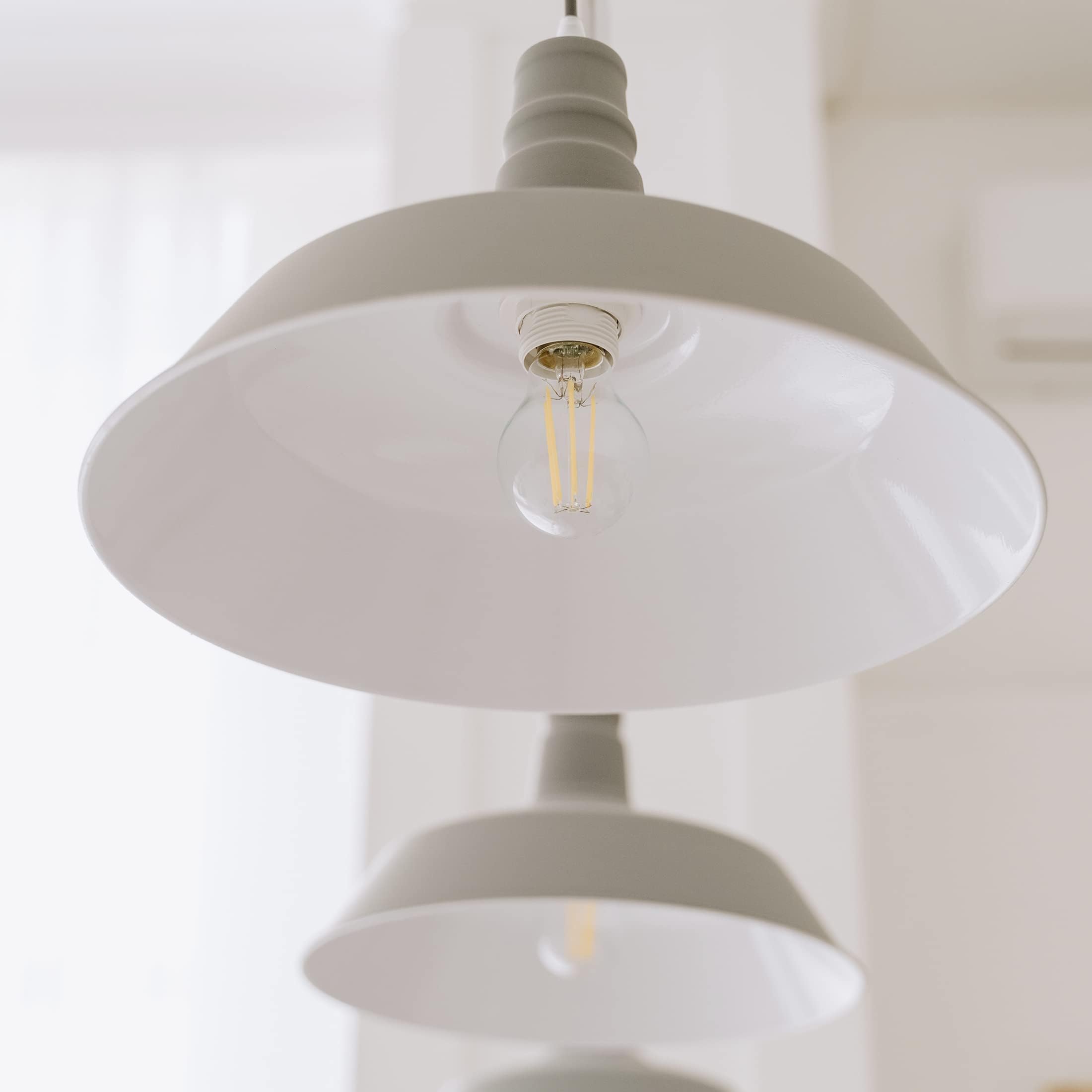 Maxxima G25 Led Light Bulb Globe Filament Bulb - 40 Watt Equal, 500 Lumens 2700K Warm White, E26 Standard Edison Vanity Bulb, Great For Kitchen, Living Room, And Bathroom, Non-Dimmable, 120V - 6 Pack